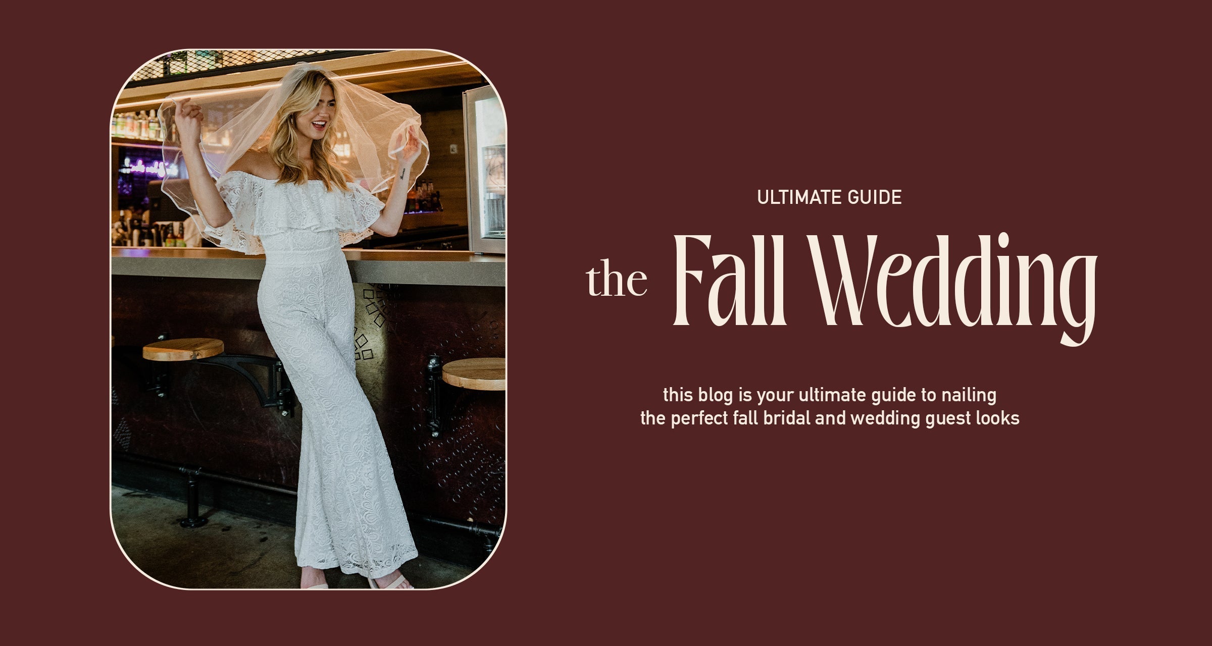 Fall Wedding.
