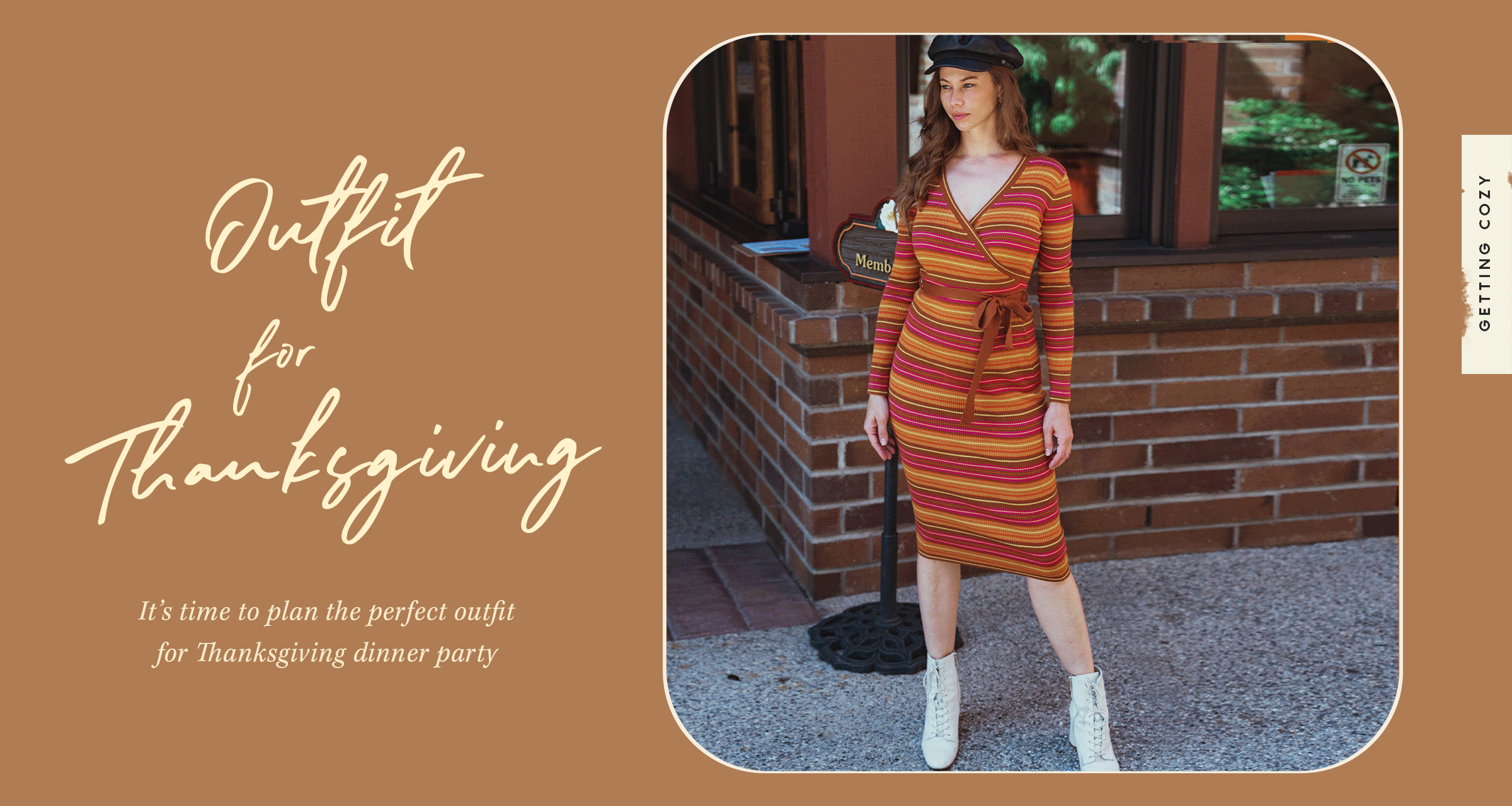 Perfect Outfit for Thanksgiving Dinner Party.