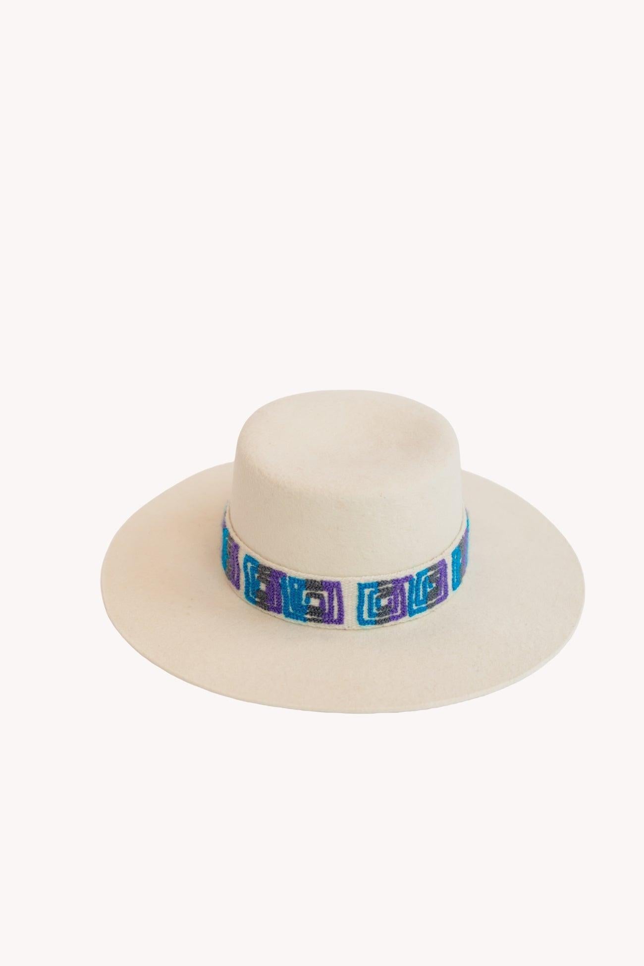 Speckled White Spanish Hat.