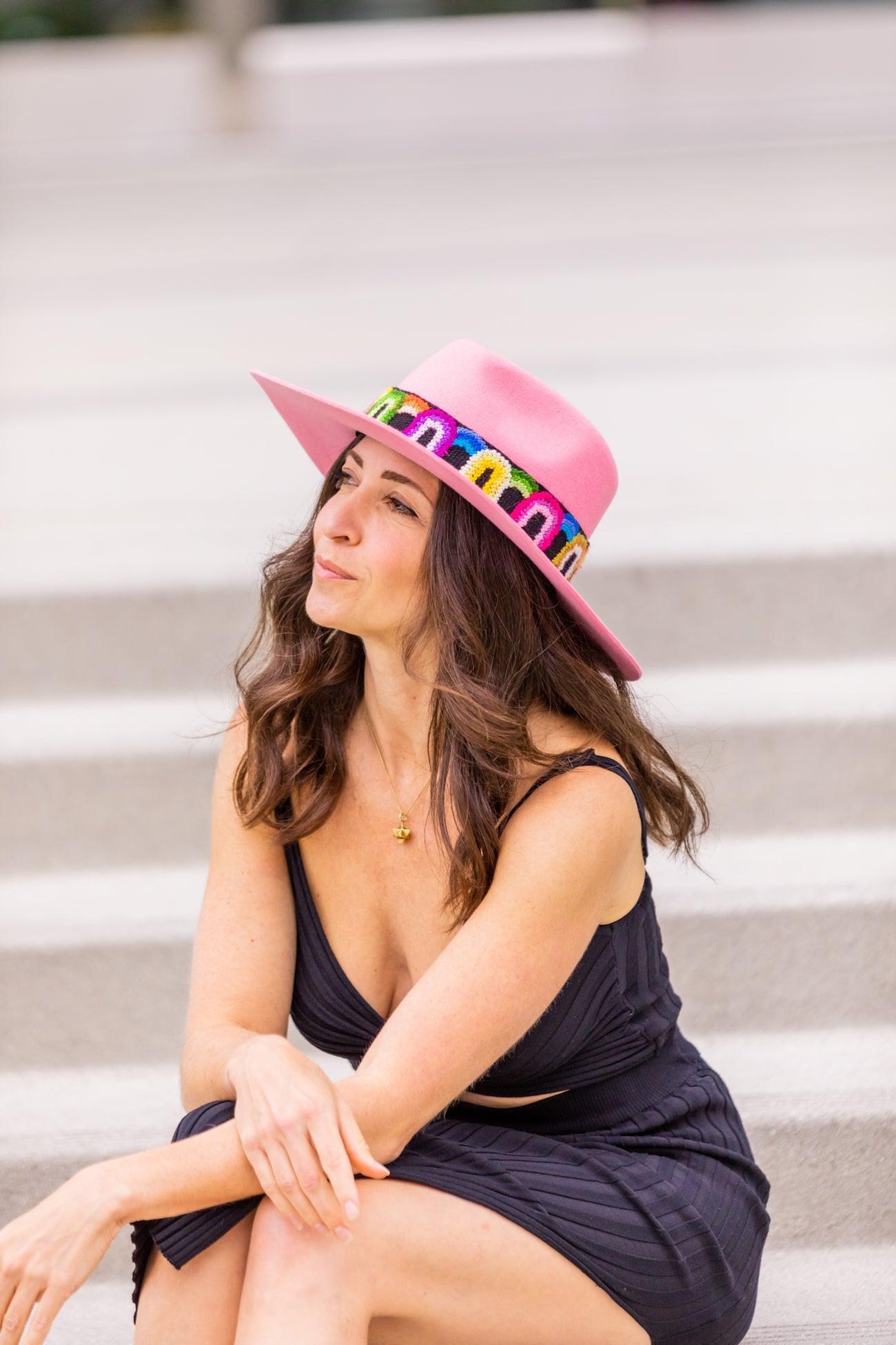 Bubble Gum Pink Western Hat.