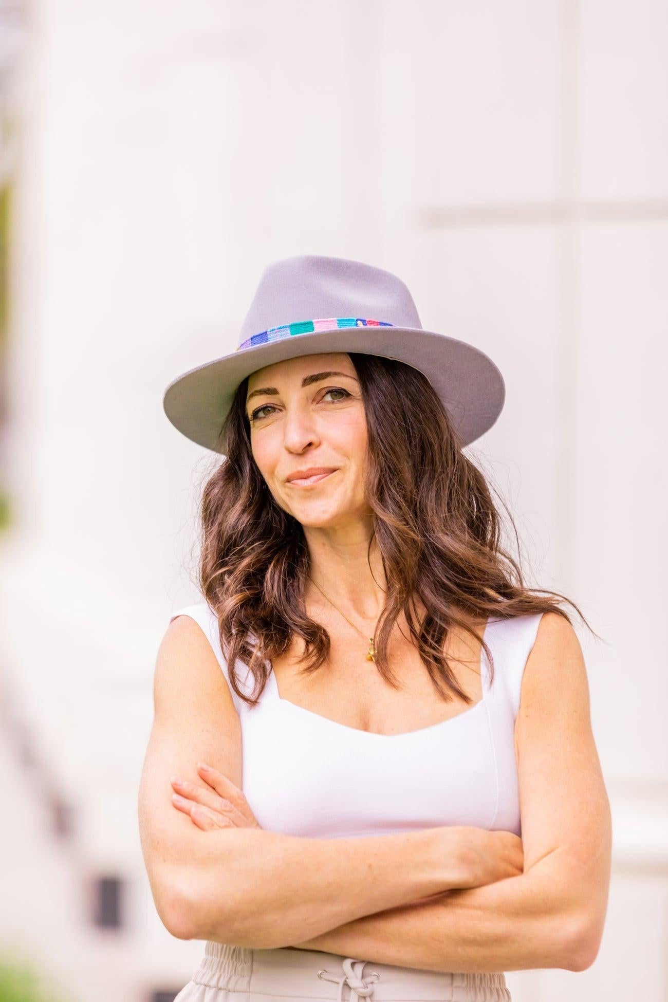 Hazy Lavender Fedora Hat.