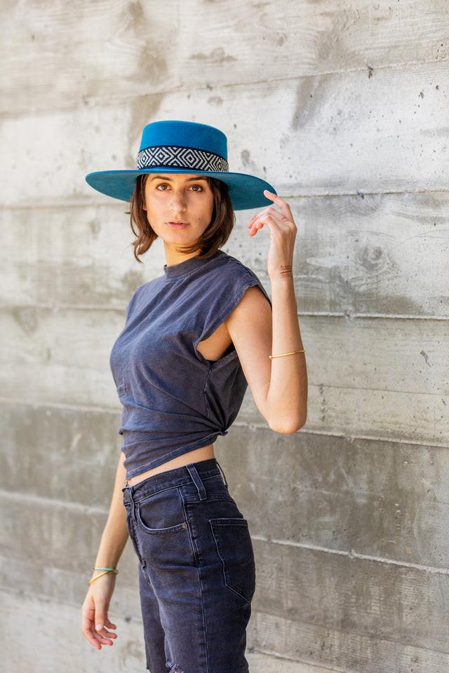 Denim Spanish Hat.