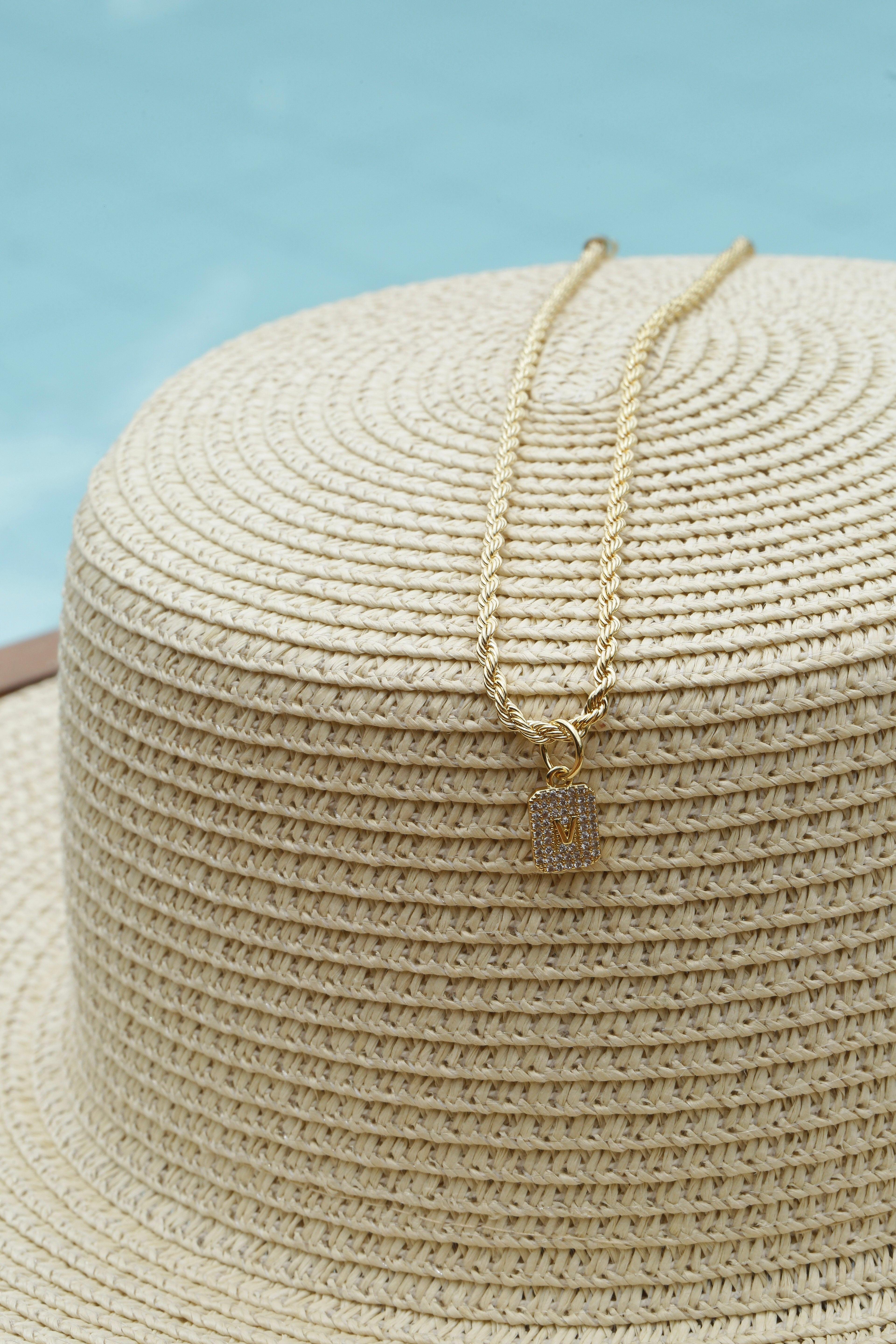 Initial Glam Necklace.