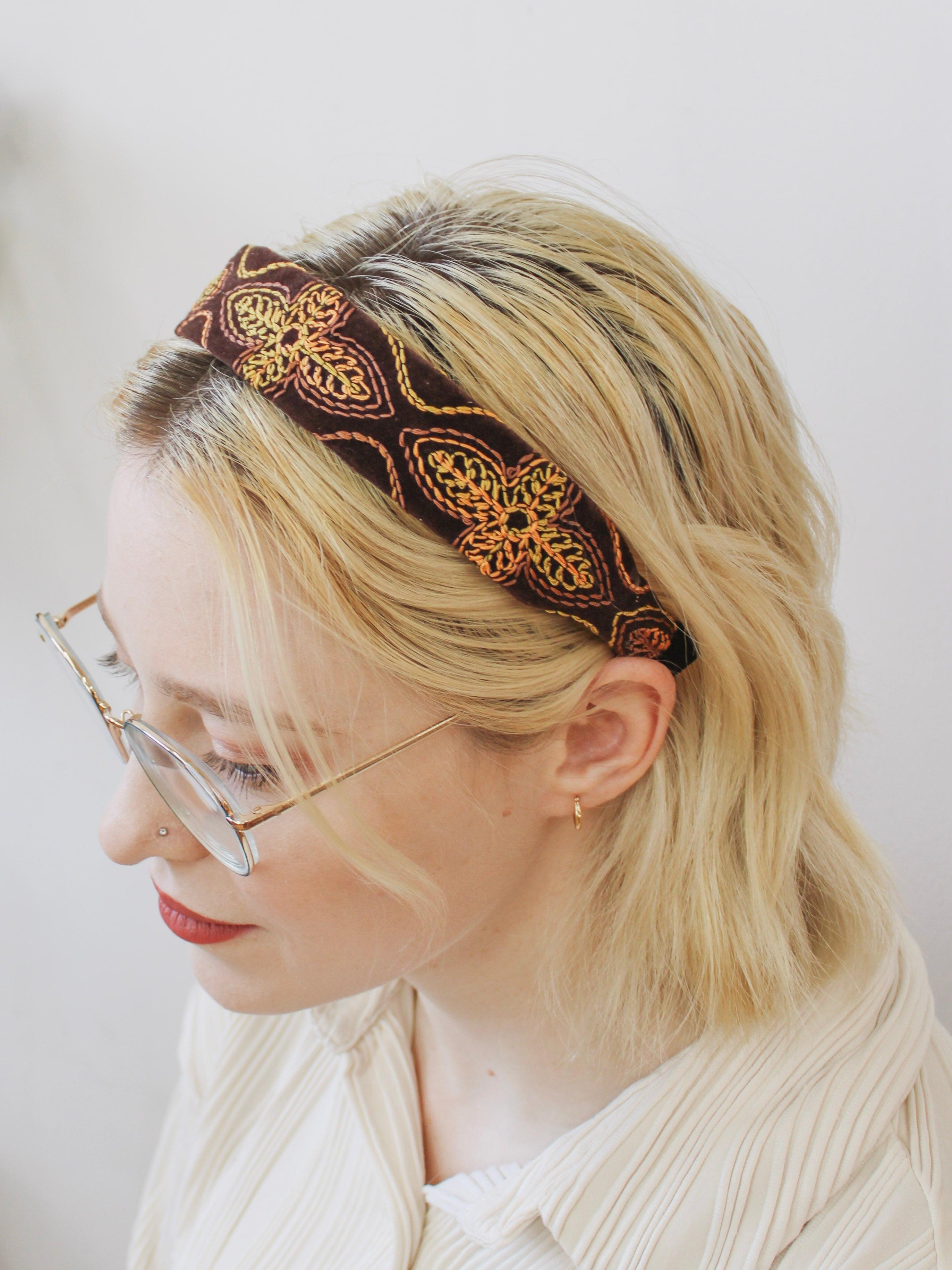 Groovy Tuesday Embroidered Headband - Flying Tomato - Headbands - Ash & Rose