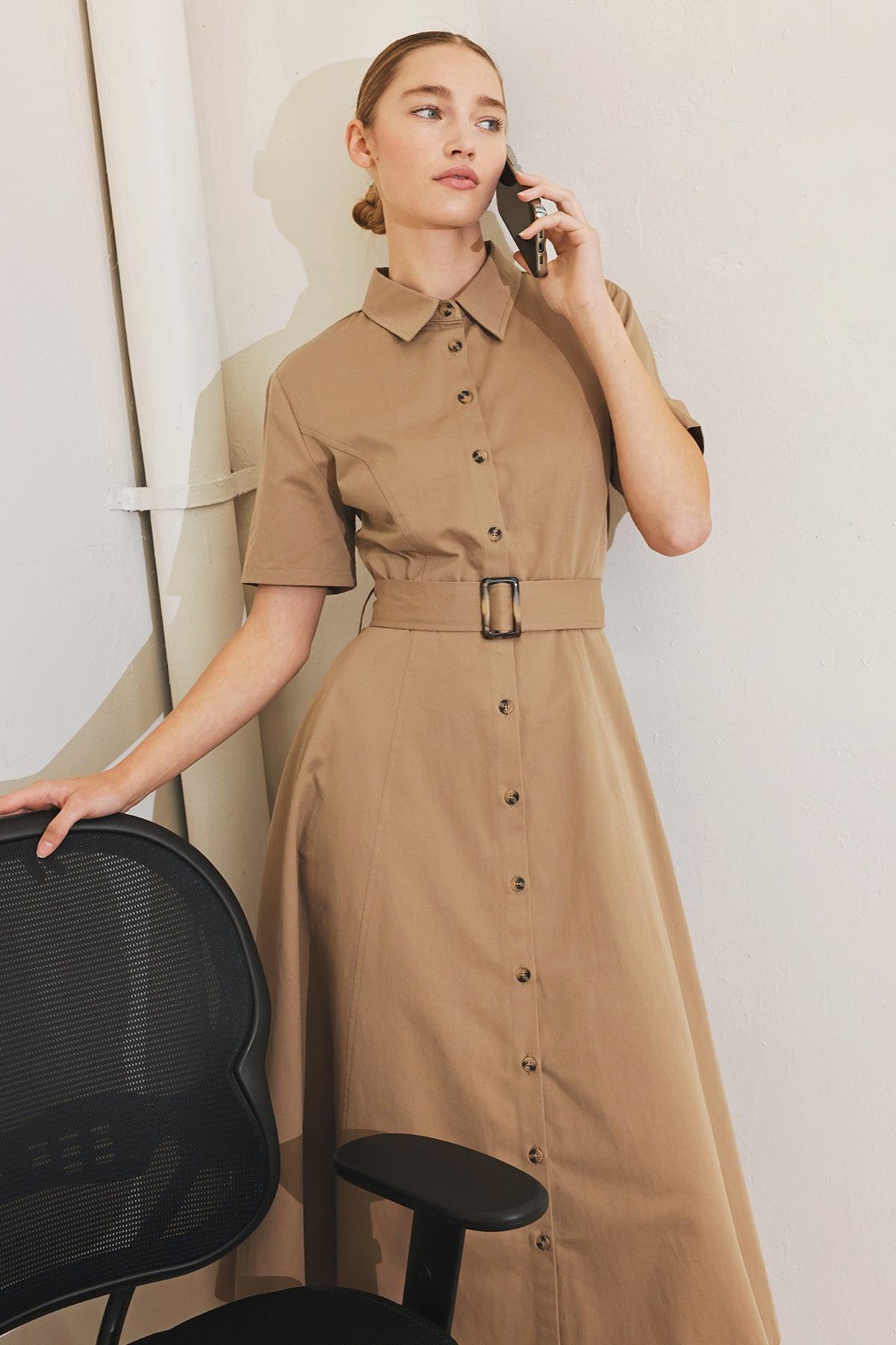LUCKY ME WOVEN MIDI DRESS - Flying Tomato - DRESSES - Freemarket