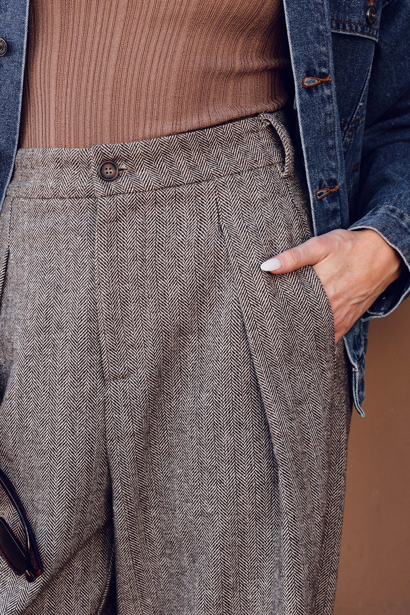 VIBRANT DAZE WOOLEN PANTS.