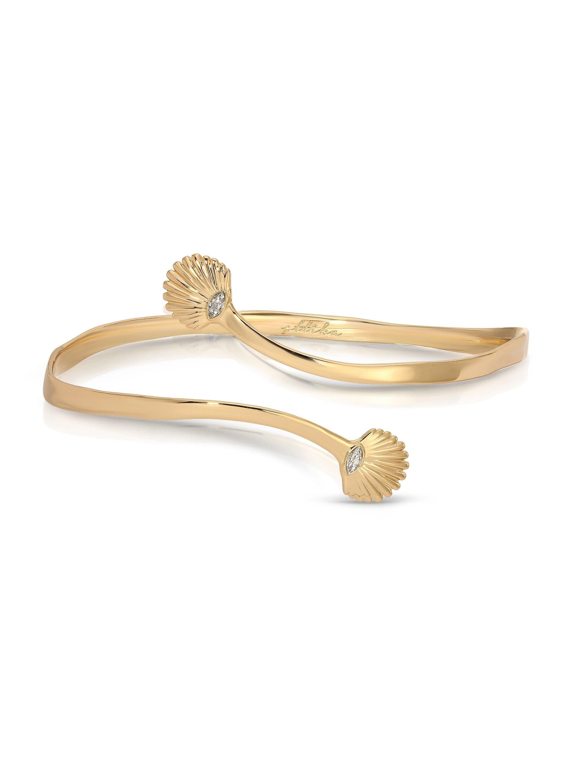 Santorini Shell Arm Cuff - Flying Tomato - Arm Cuffs - Ettika