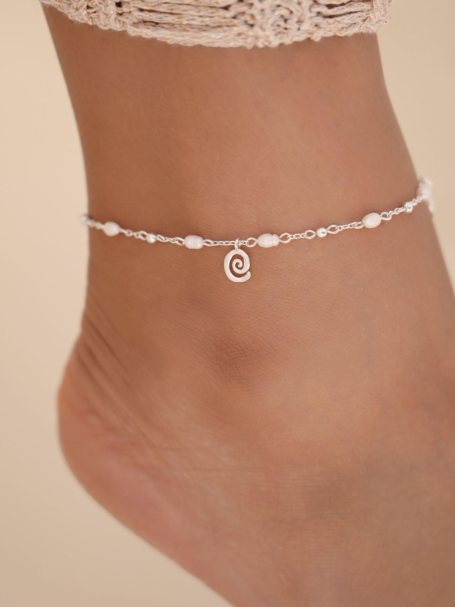 Aura Swirl Anklet - Flying Tomato - Anklets - Ettika