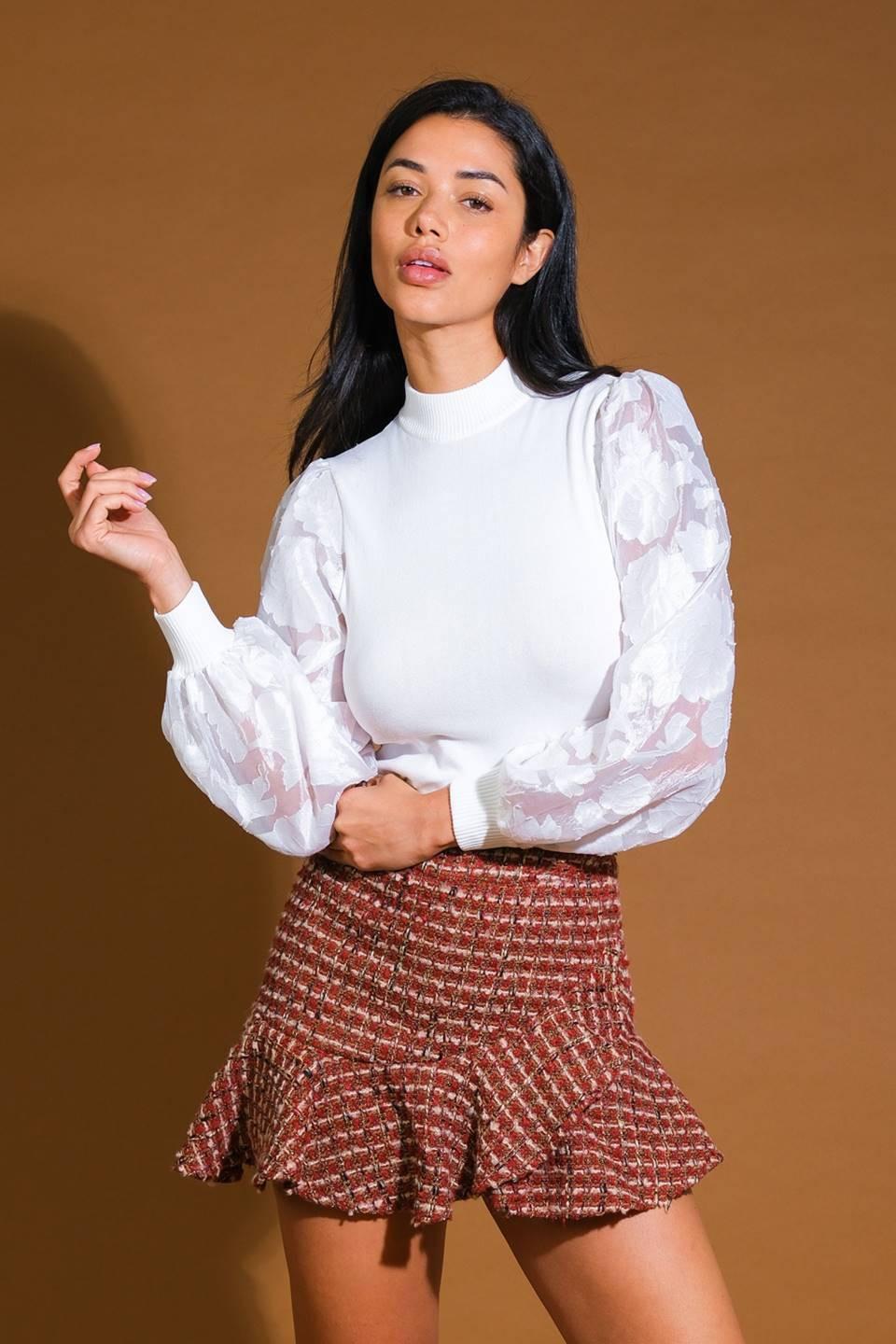 YOU'RE ON MY MIND SWEATER TOP - Flying Tomato - SWEATERS - A.Calin