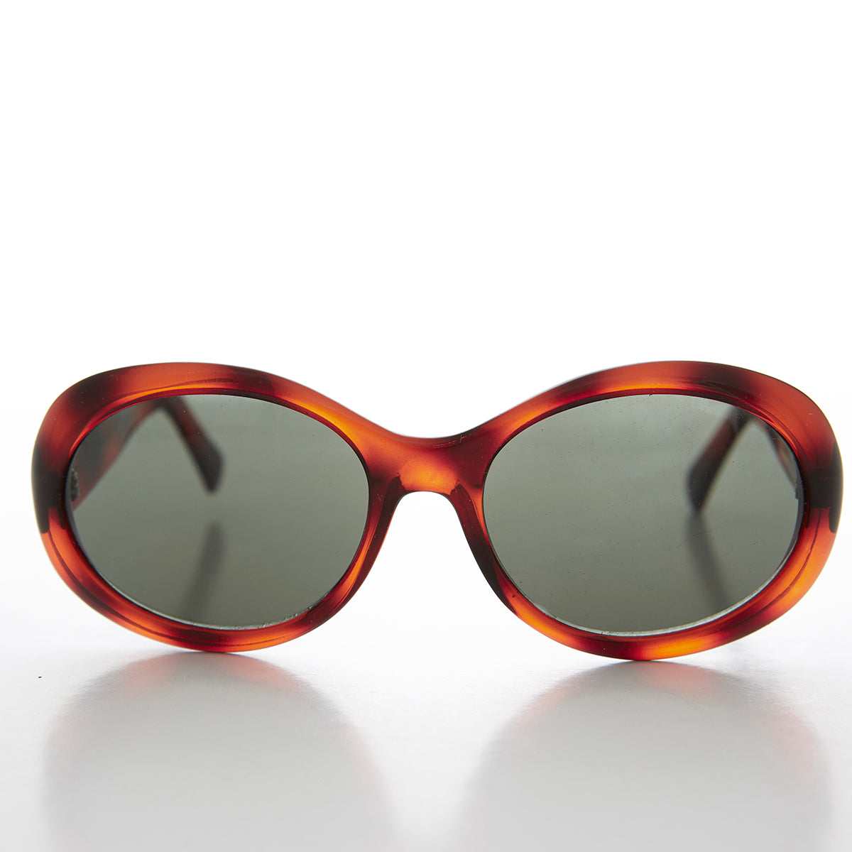 Big Oversize Oval Bug Eye Unisex Vintage 90s Mod Sunglass - Bee