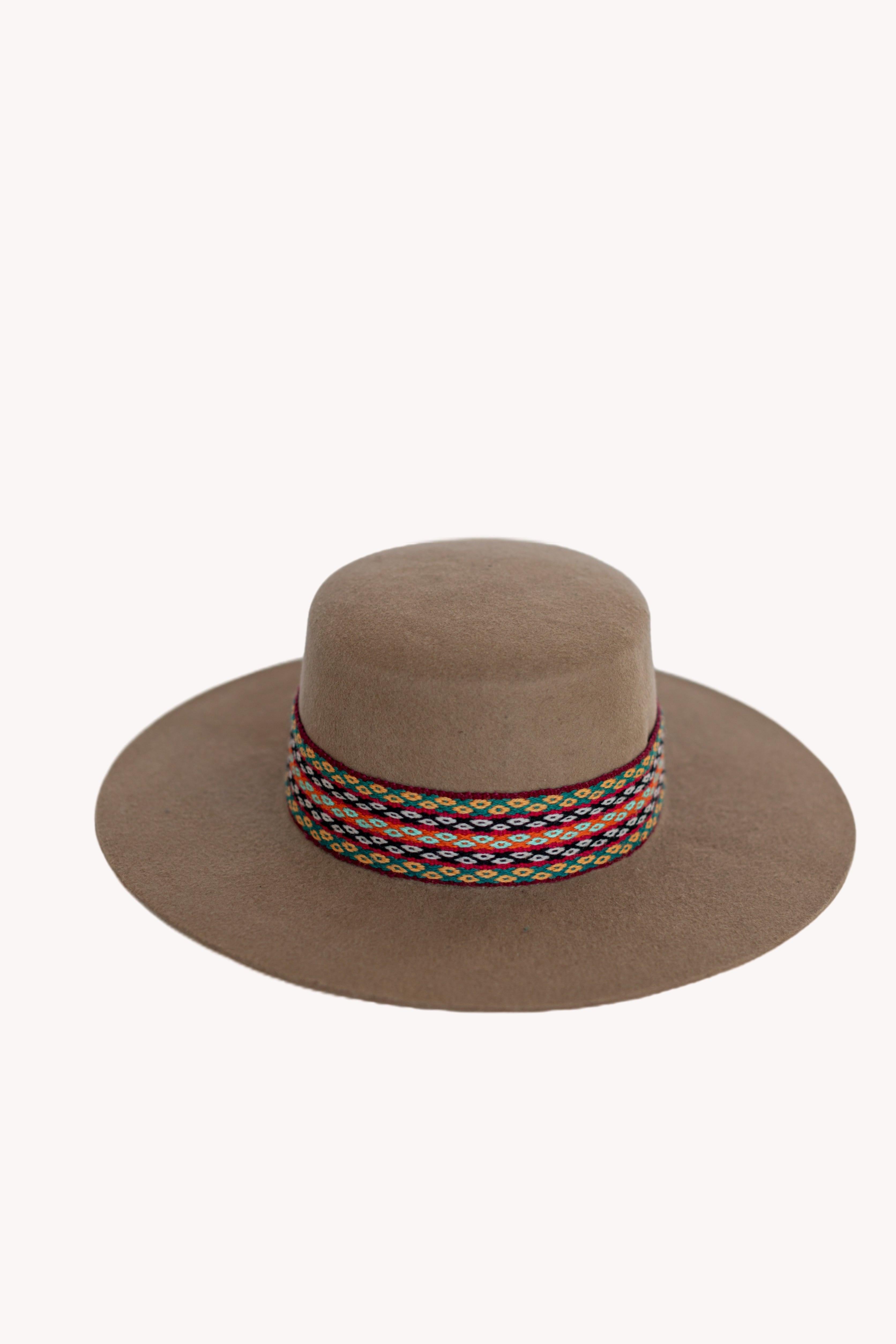 Beige Spanish Hat.