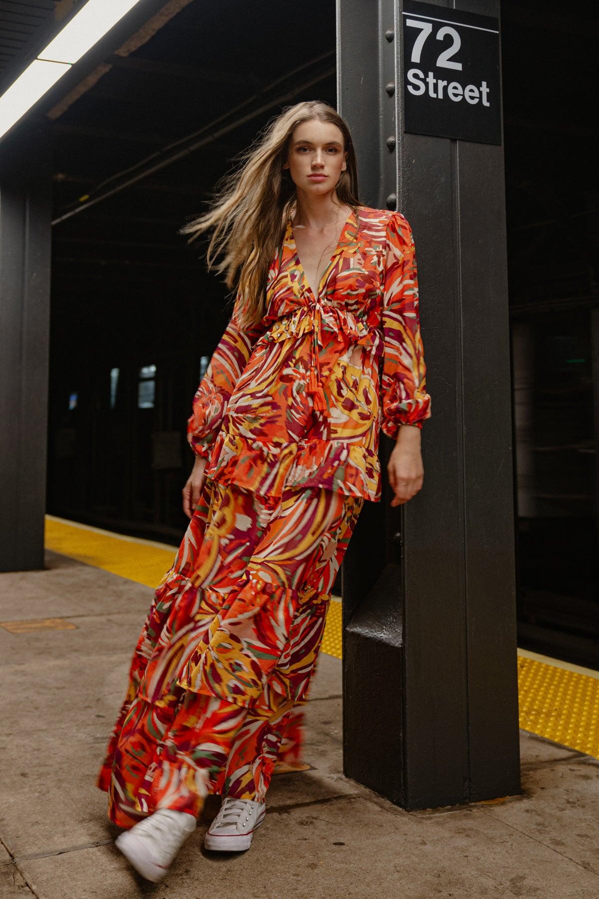 WONDERFUL SOUL WOVEN MAXI DRESS.