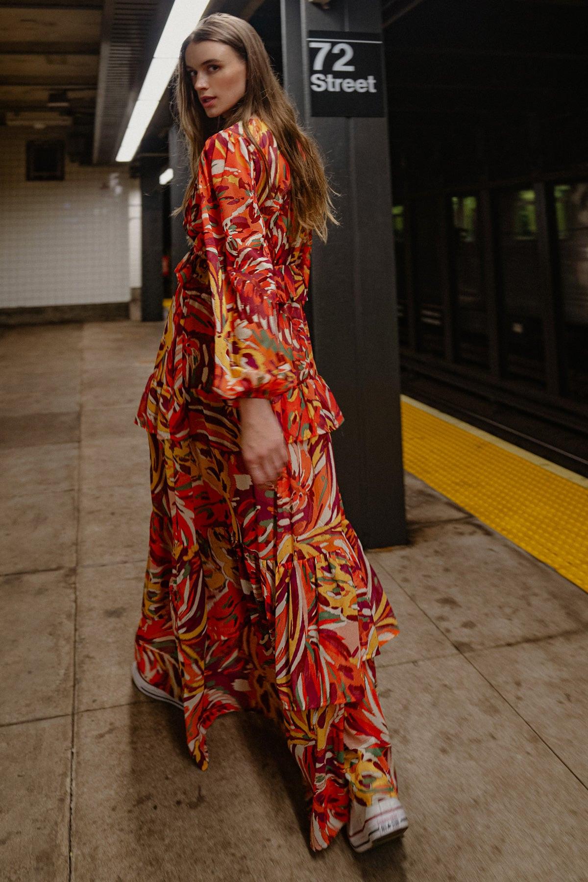 WONDERFUL SOUL WOVEN MAXI DRESS.