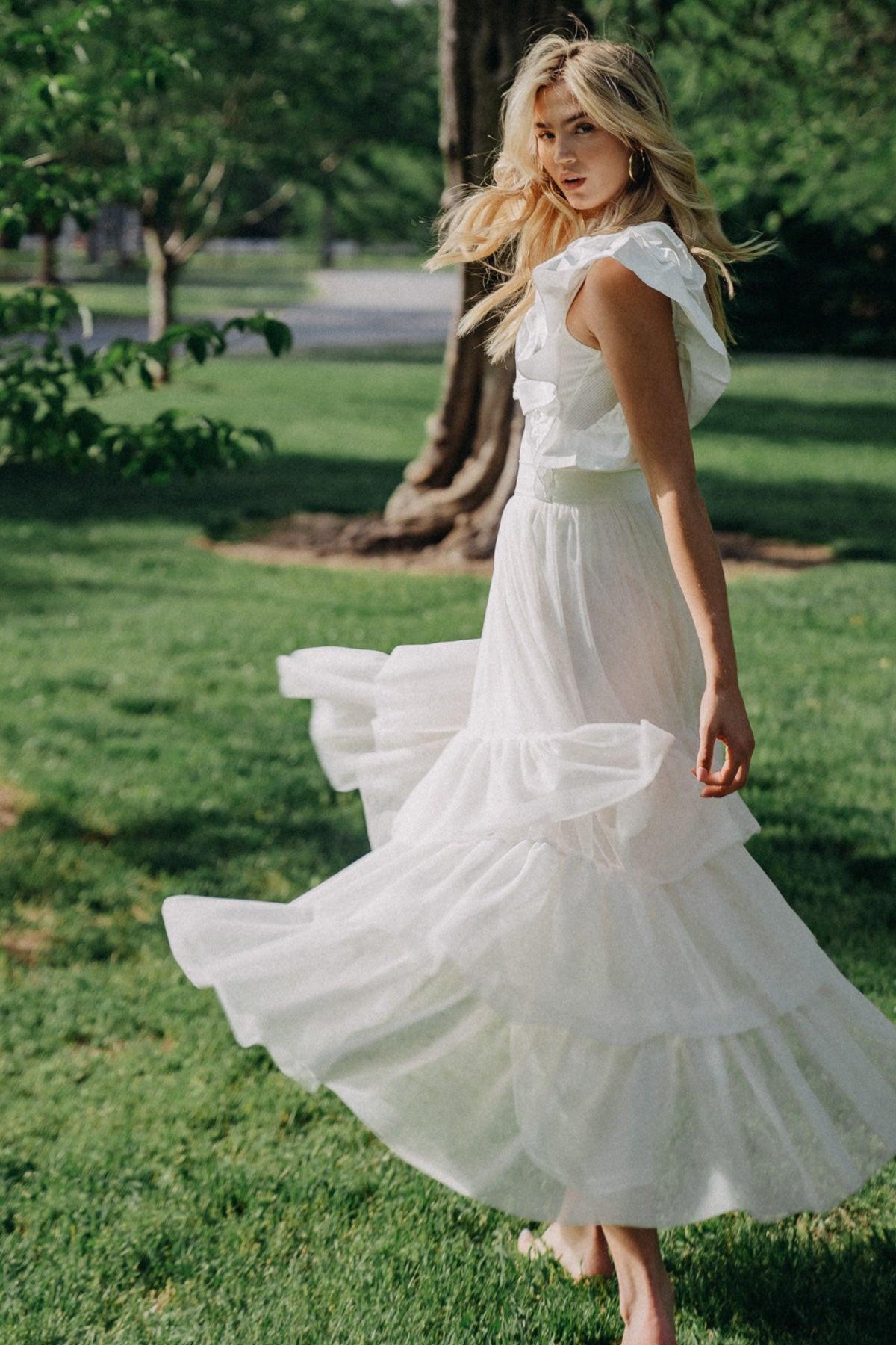 CHIC PURPOSE TULLE SKIRT - Flying Tomato - SKIRTS - Flying Tomato