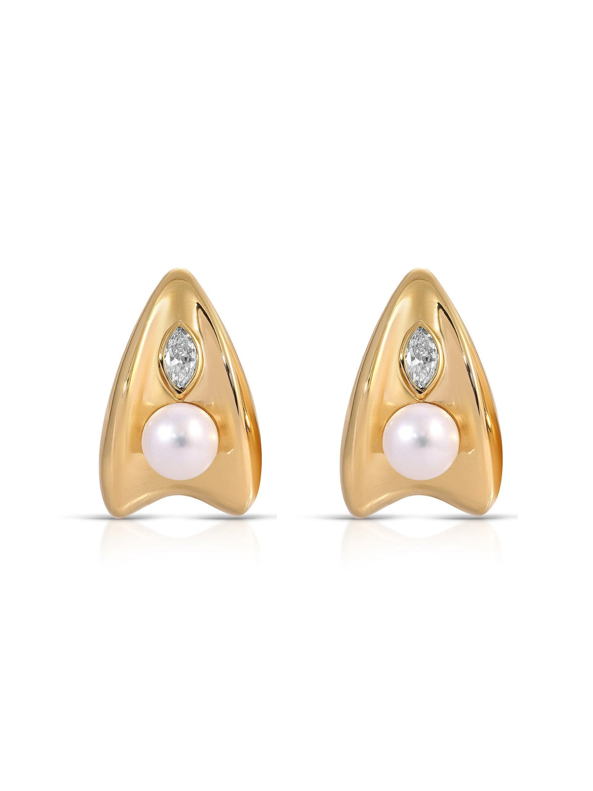 Soft Curve Earrings - Flying Tomato - Earrings - Ettika
