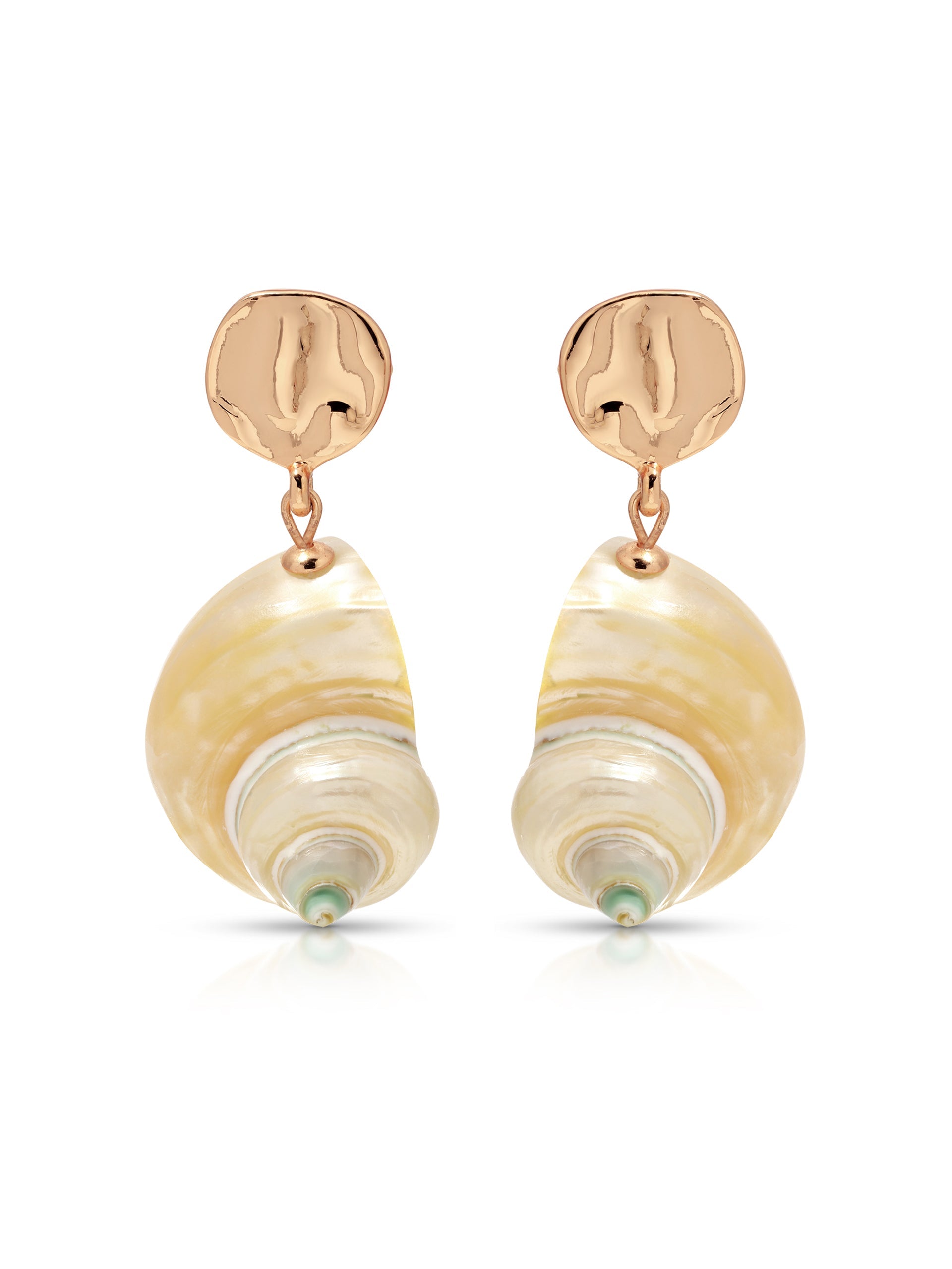 Sunken Treasure Shell Earrings - Flying Tomato - Earrings - Ettika