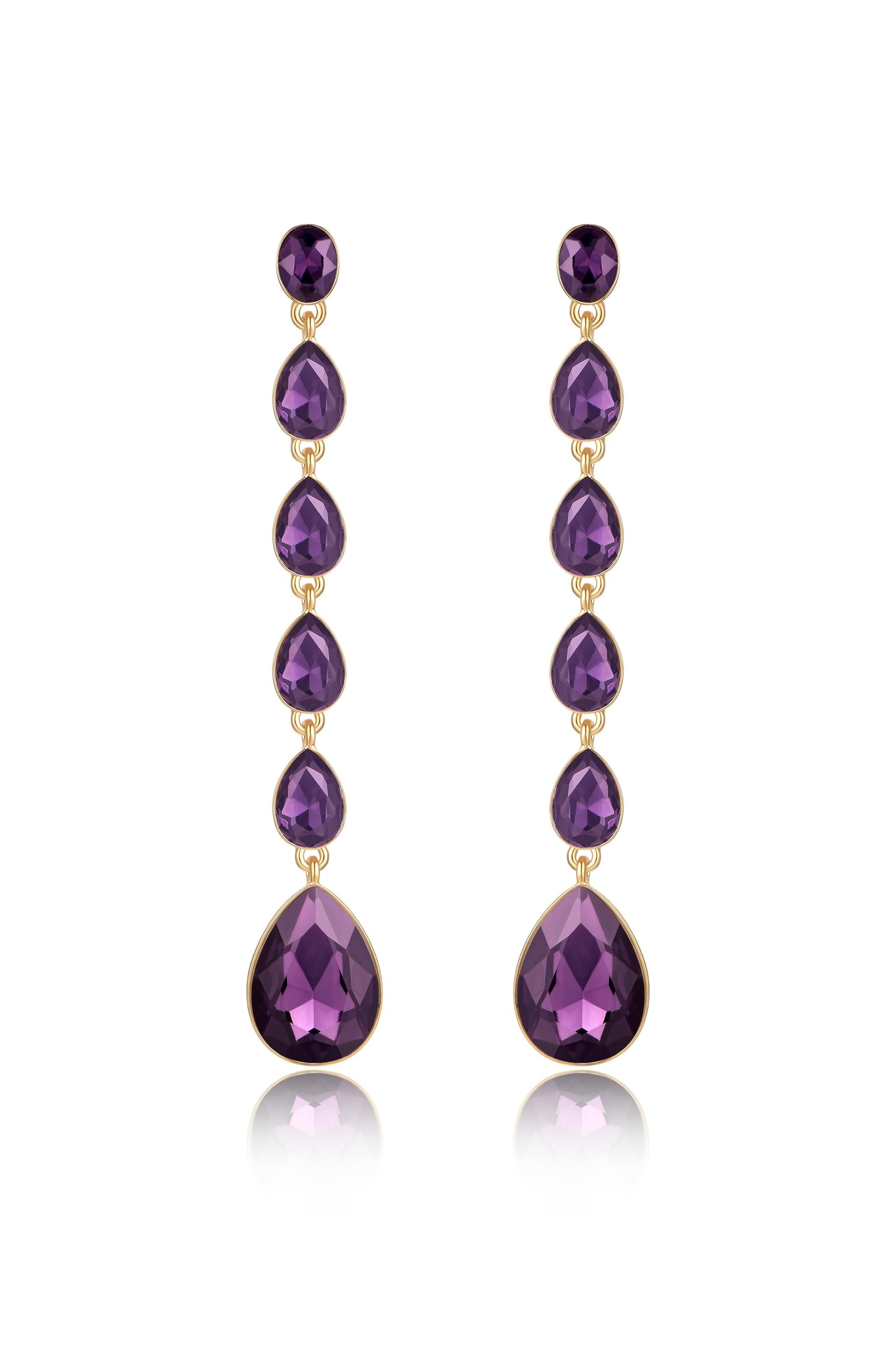 Crystallized Drop Earrings