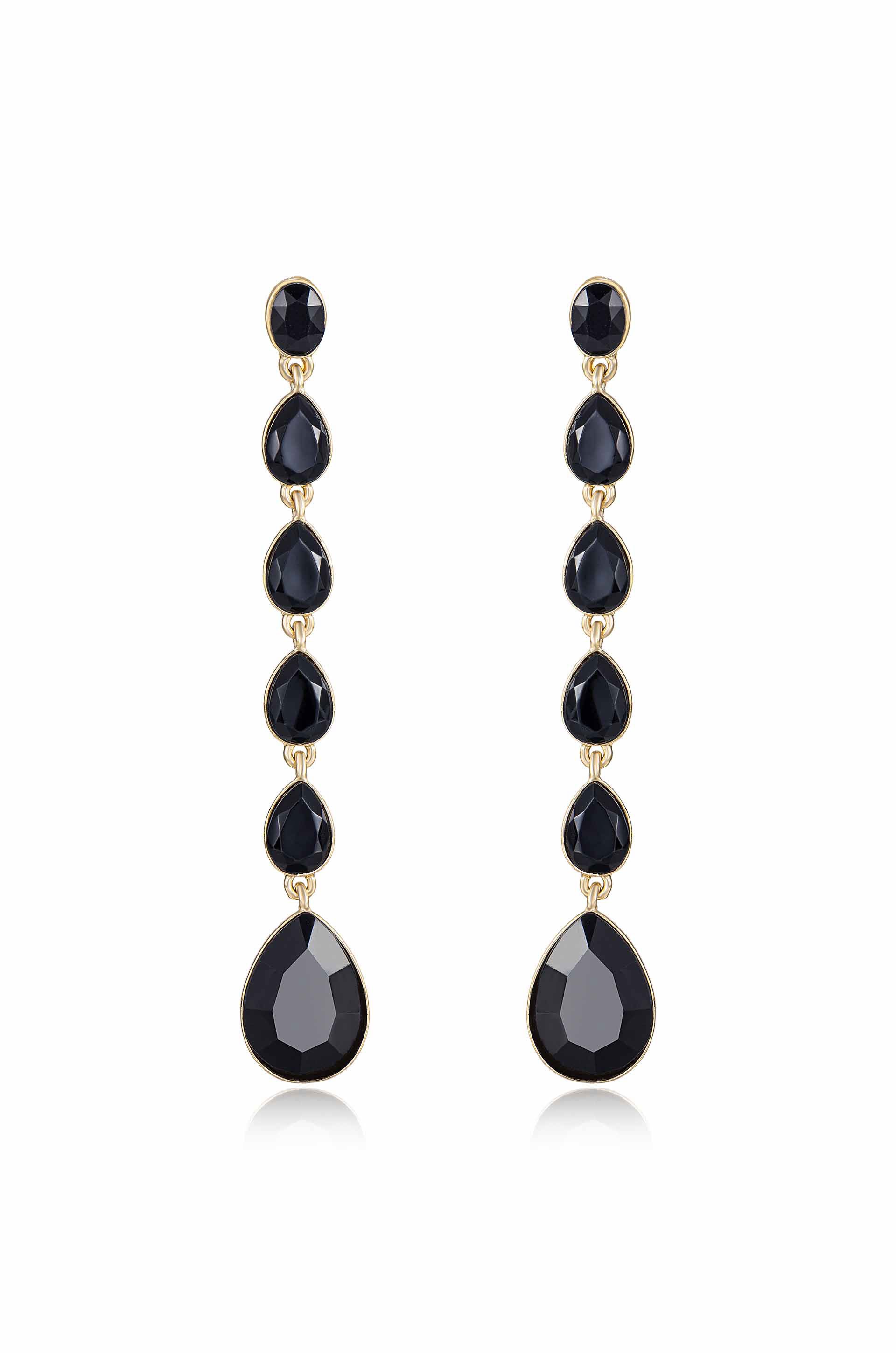 Crystallized Drop Earrings