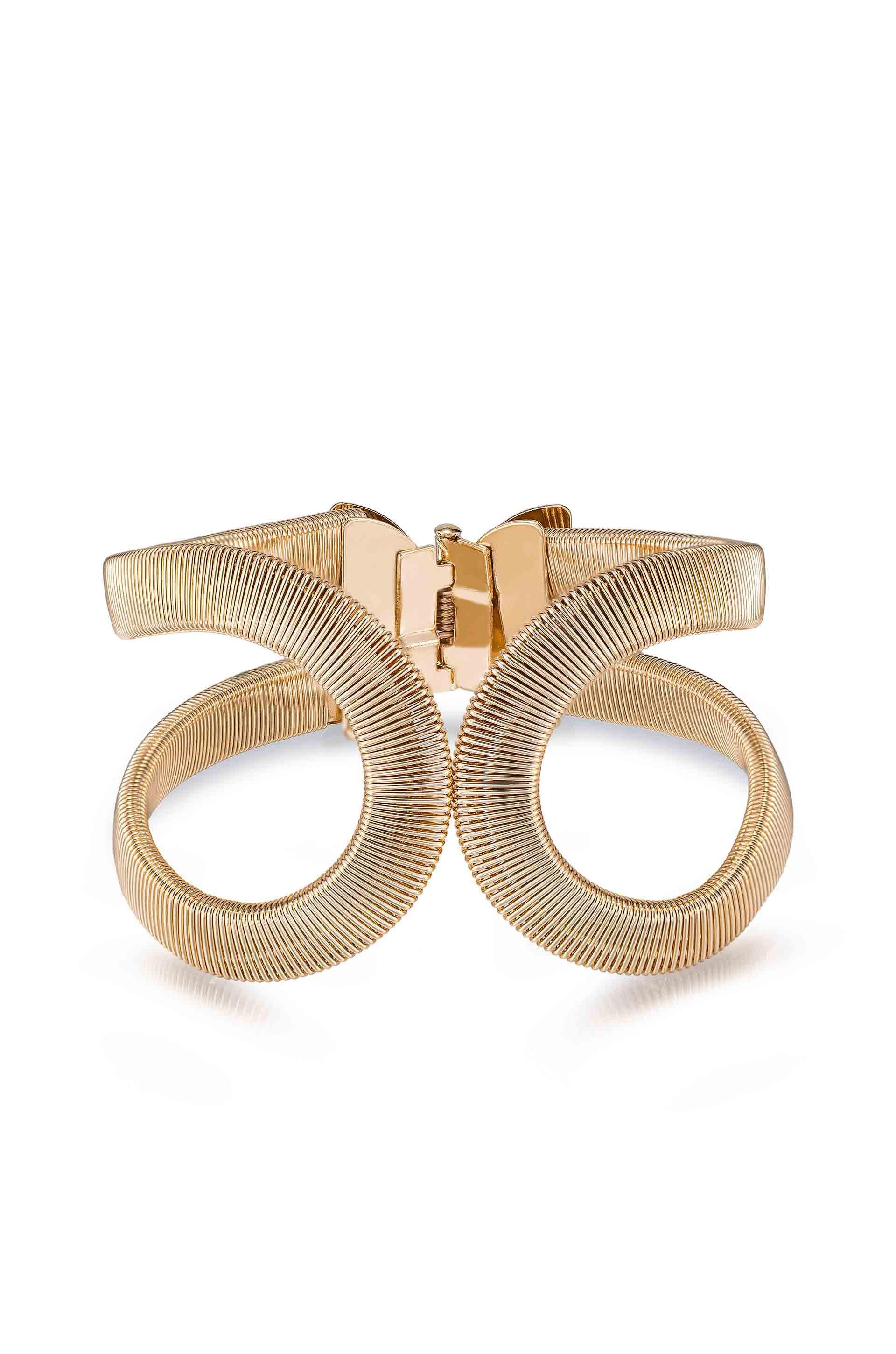 Abstract Flex Cuff - Flying Tomato - Cuffs and Bangles - Ettika