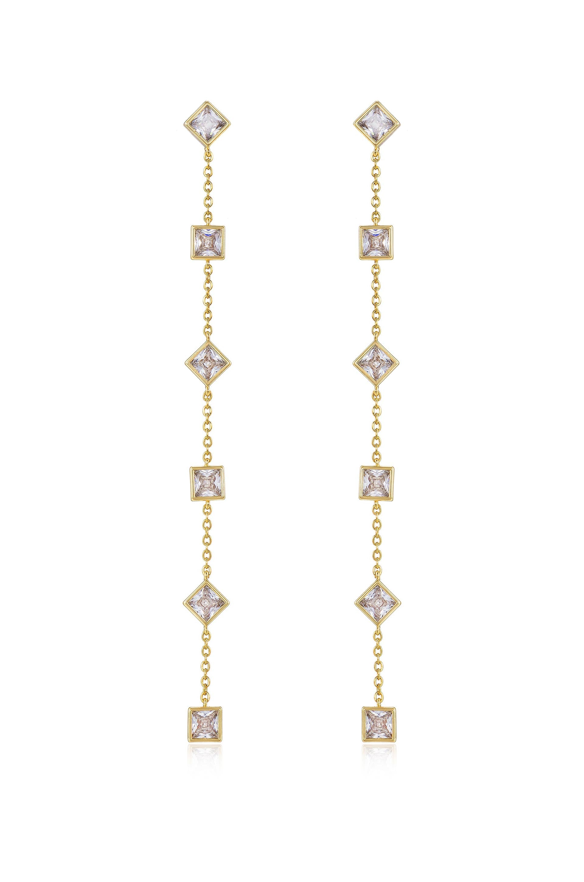 Geometric Linear Earrings