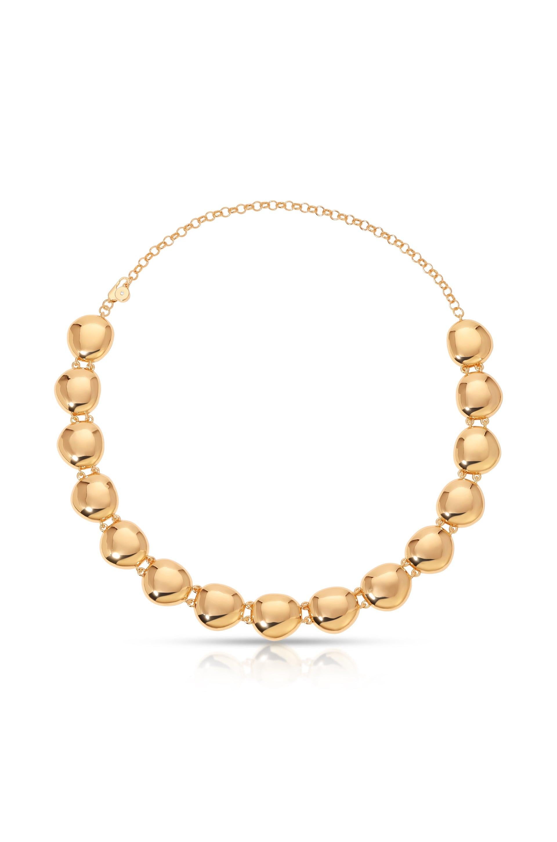 Polished Pebble Choker Necklace - Flying Tomato - Necklaces - Ettika