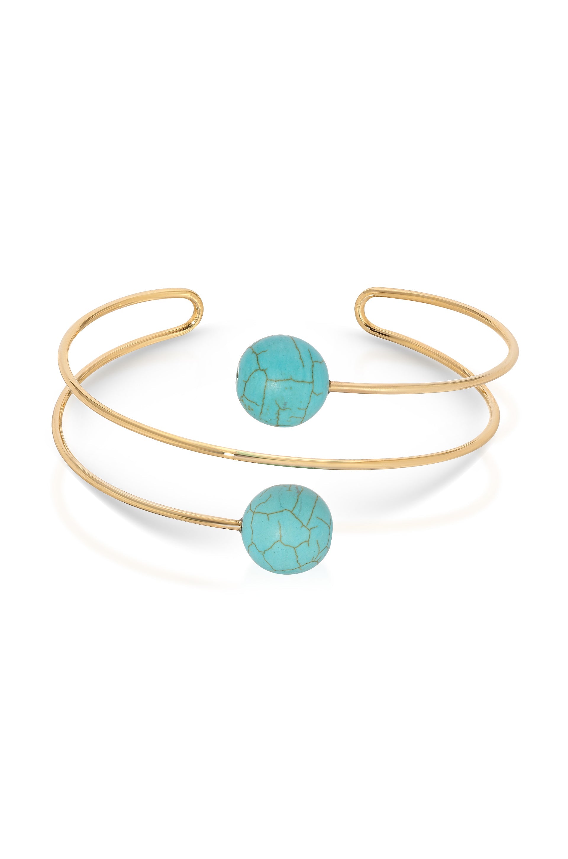 Summer Escape Turquoise Cuff - Flying Tomato - Cuffs and Bangles - Ettika