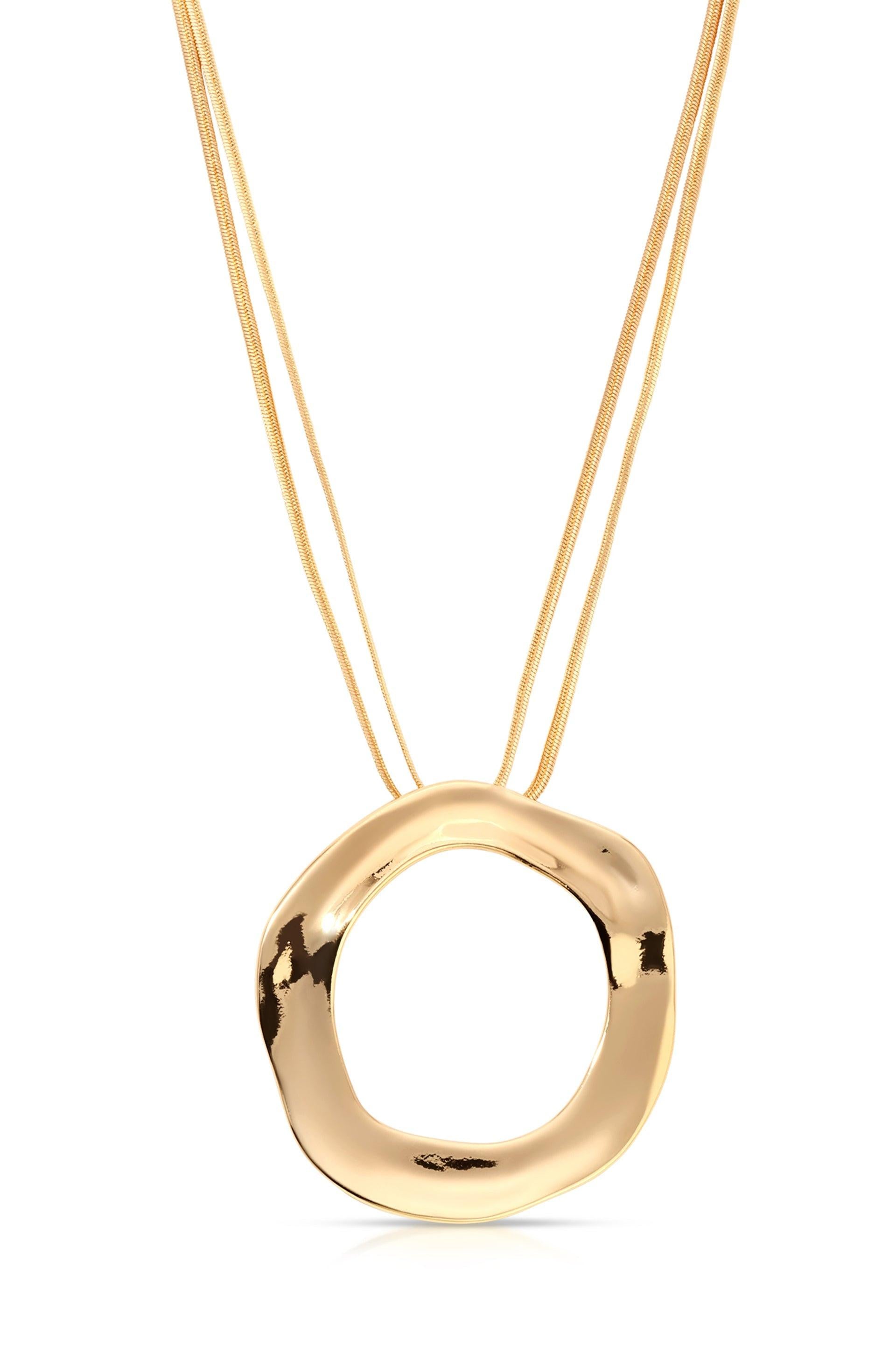 Open Circle Necklace - Flying Tomato - Necklaces - Ettika