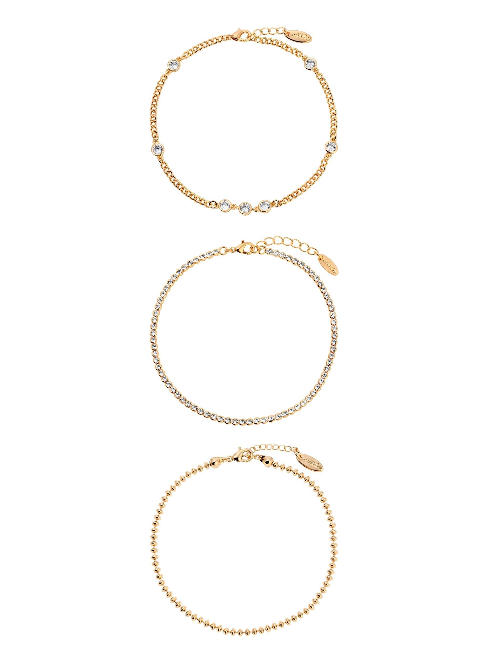 Simple Beauty Anklet Set - Flying Tomato - Anklets - Ettika