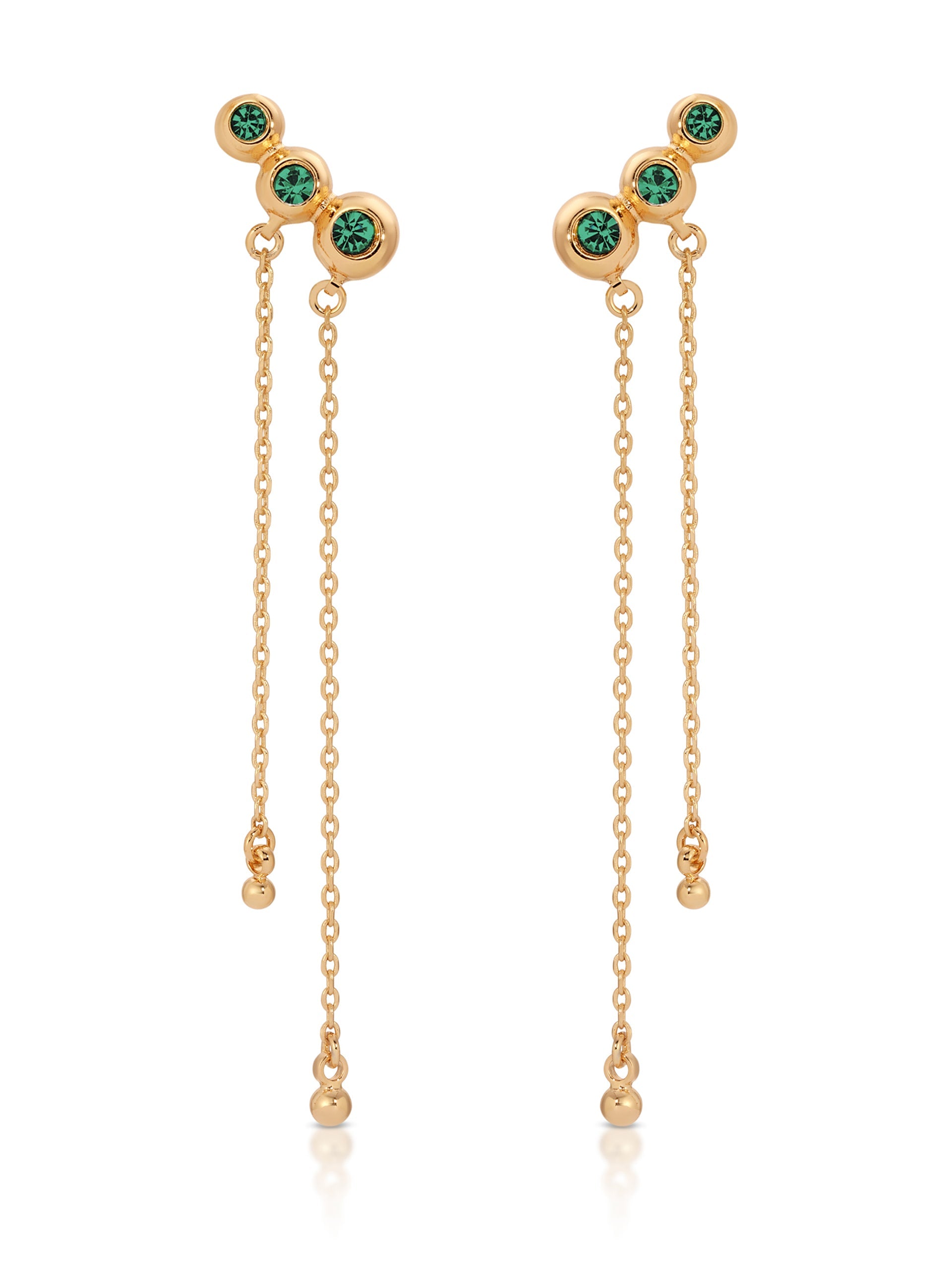 Emerald City Waterfall Earrings