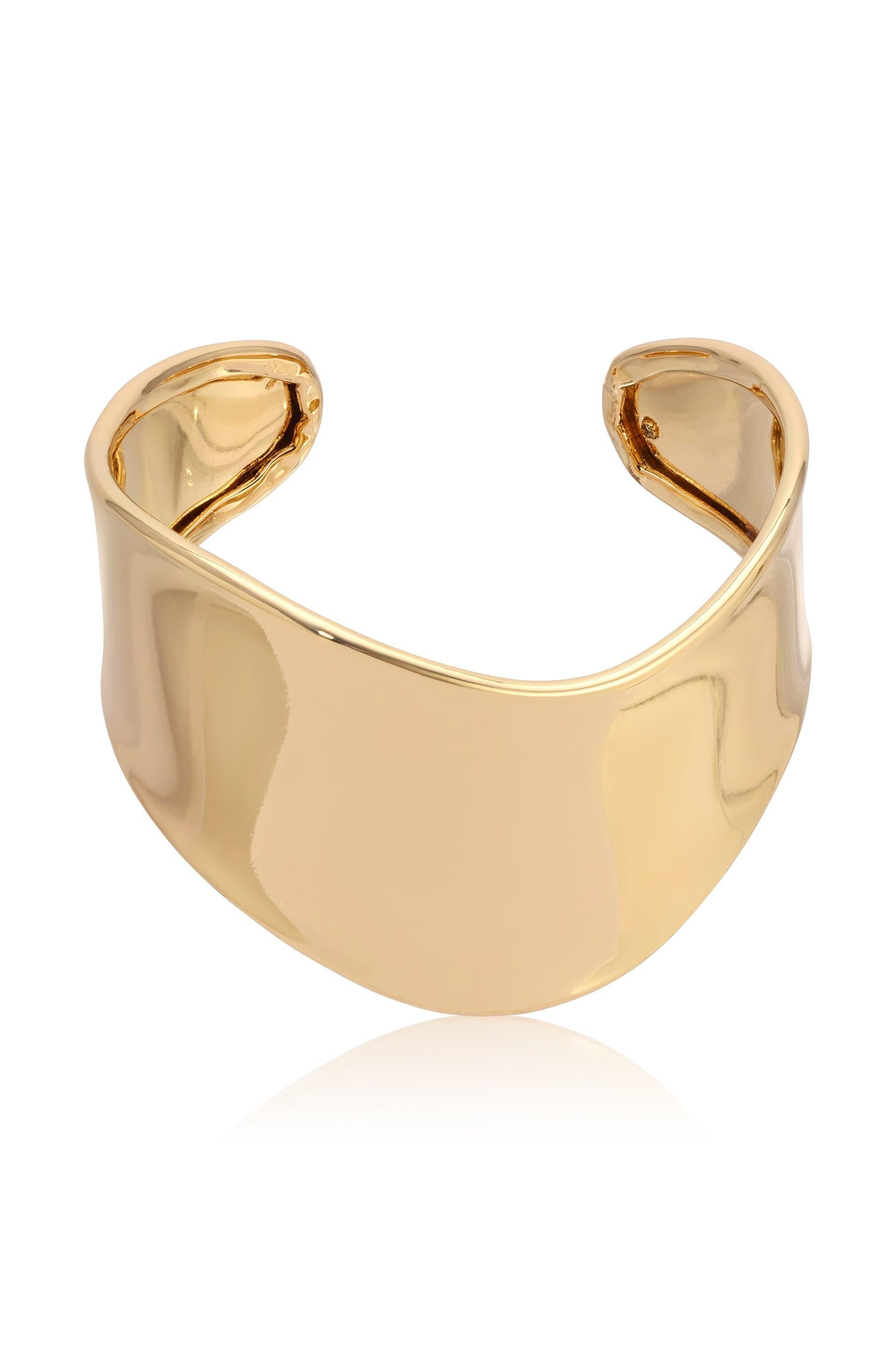 Smooth Cuff Bracelet - Flying Tomato - Cuffs and Bangles - Ettika