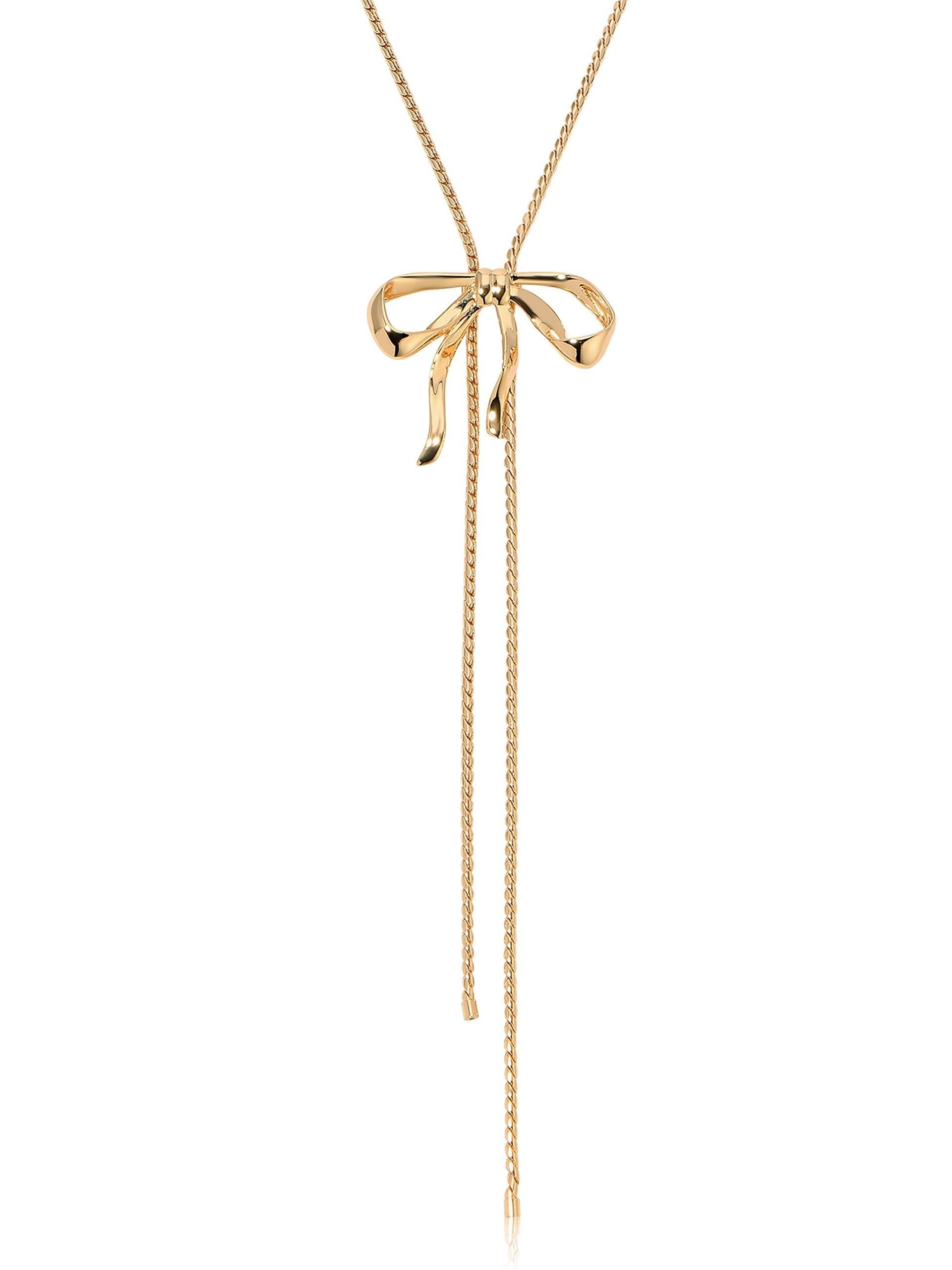 Bow Organica Bolo Necklace - Flying Tomato - Necklaces - Ettika