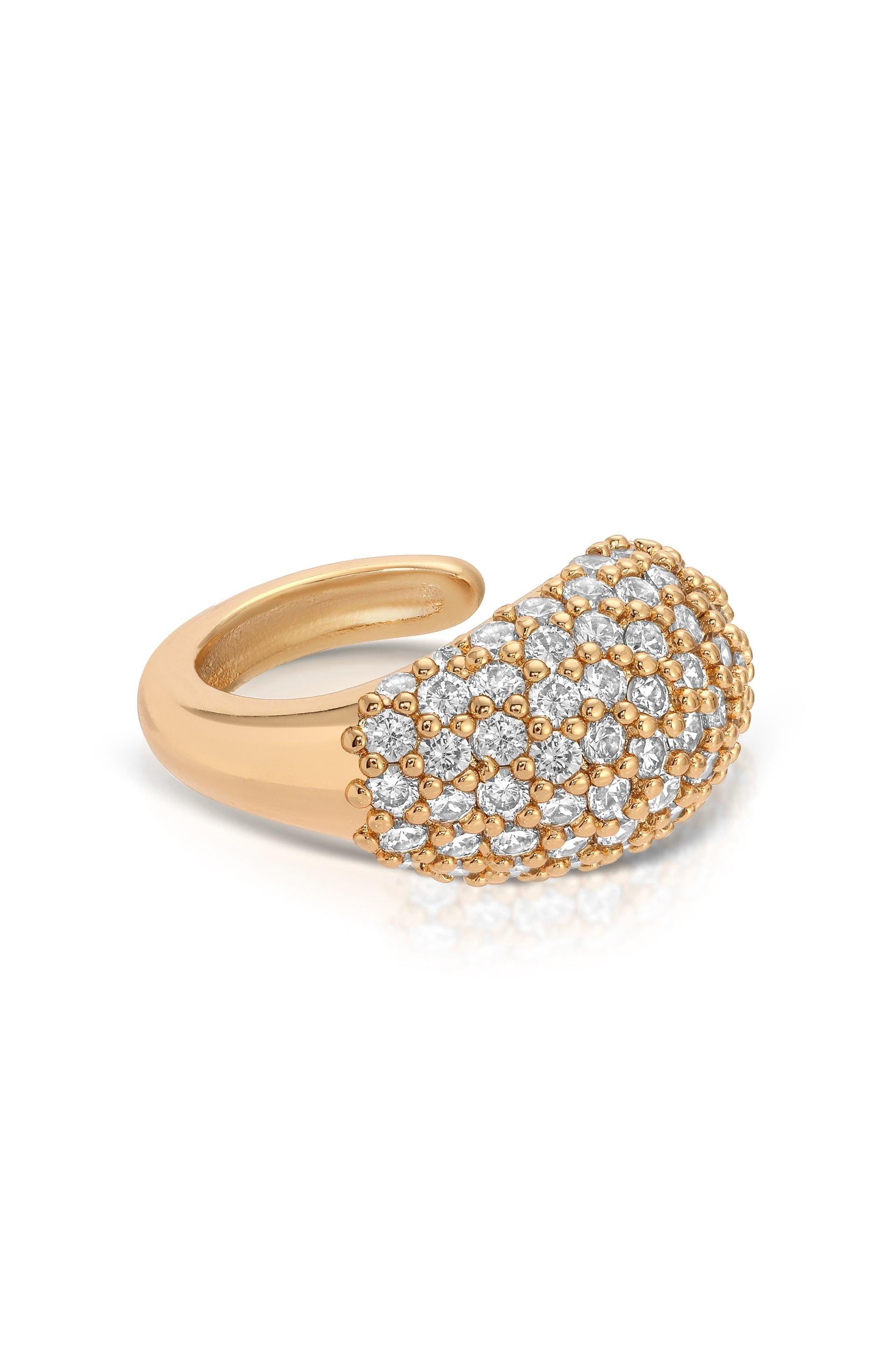 Pavé Ear Cuff - Flying Tomato - Ear Cuffs - Ettika