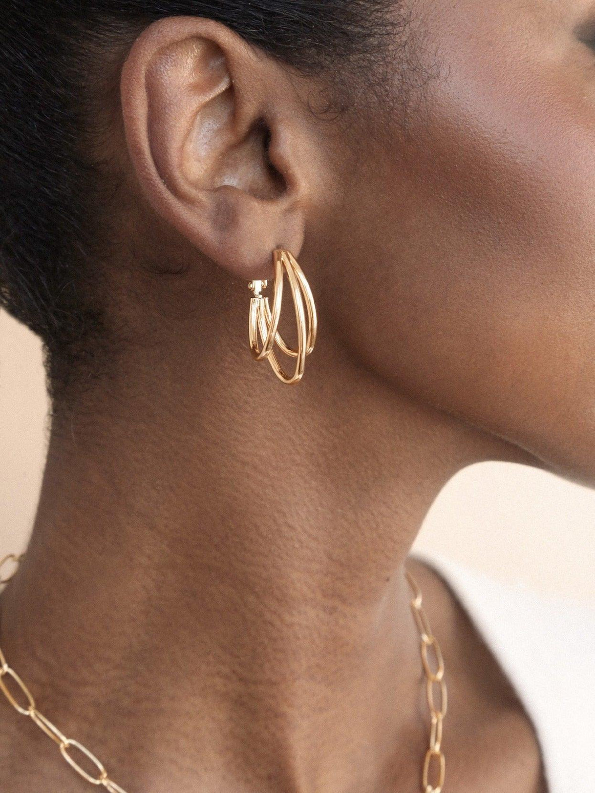 Helena Hoop Earrings - Flying Tomato - Earrings - Ettika