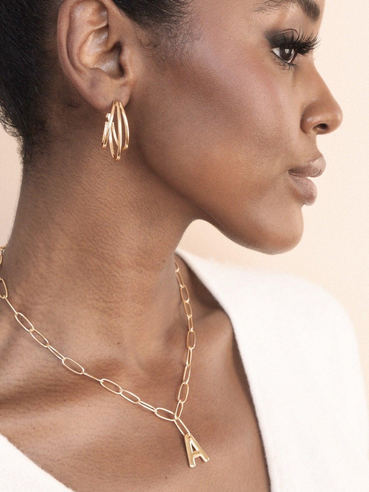 Helena Hoop Earrings - Flying Tomato - Earrings - Ettika