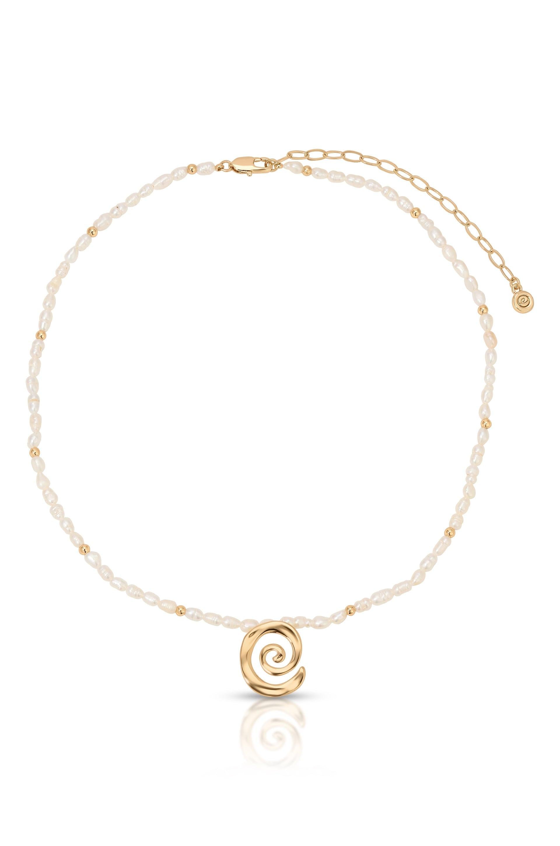 Aura Pearl Necklace - Flying Tomato - Necklaces - Ettika