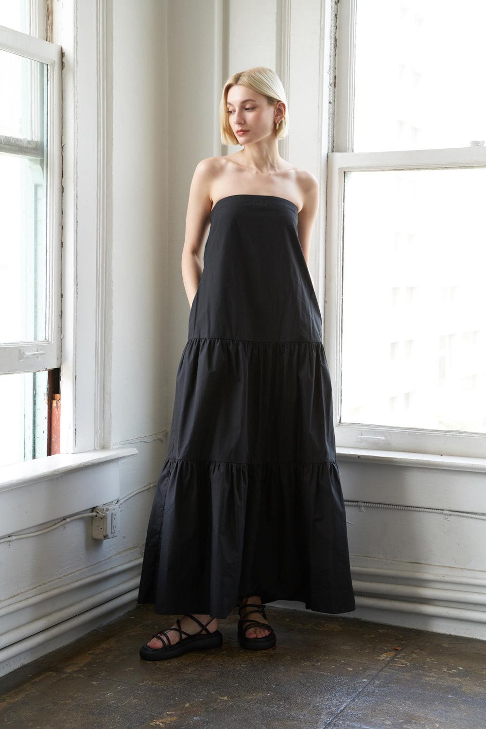 GIRLS JUST WANNA HAVE WOVEN MAXI DRESS.