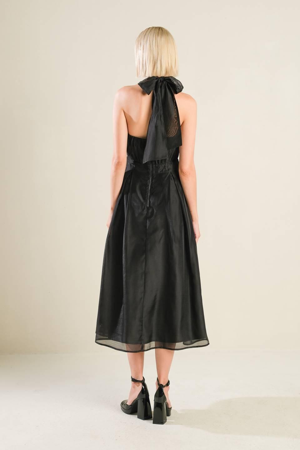 INVITATION TO LOVE WOVEN MIDI DRESS.