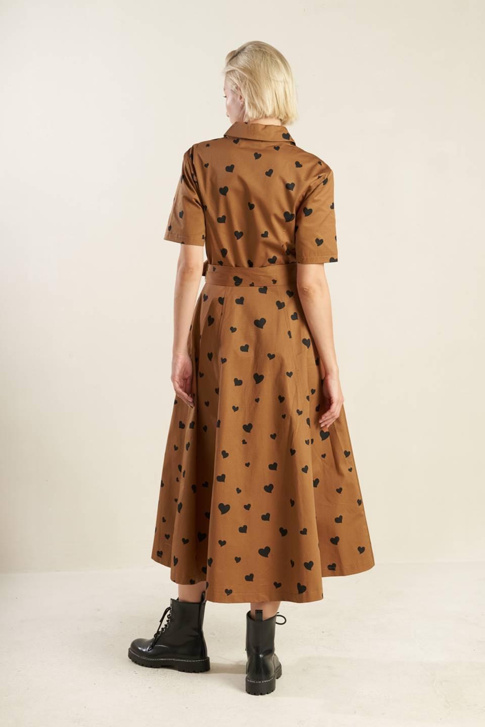 READY TO GO WOVEN MIDI DRESS.