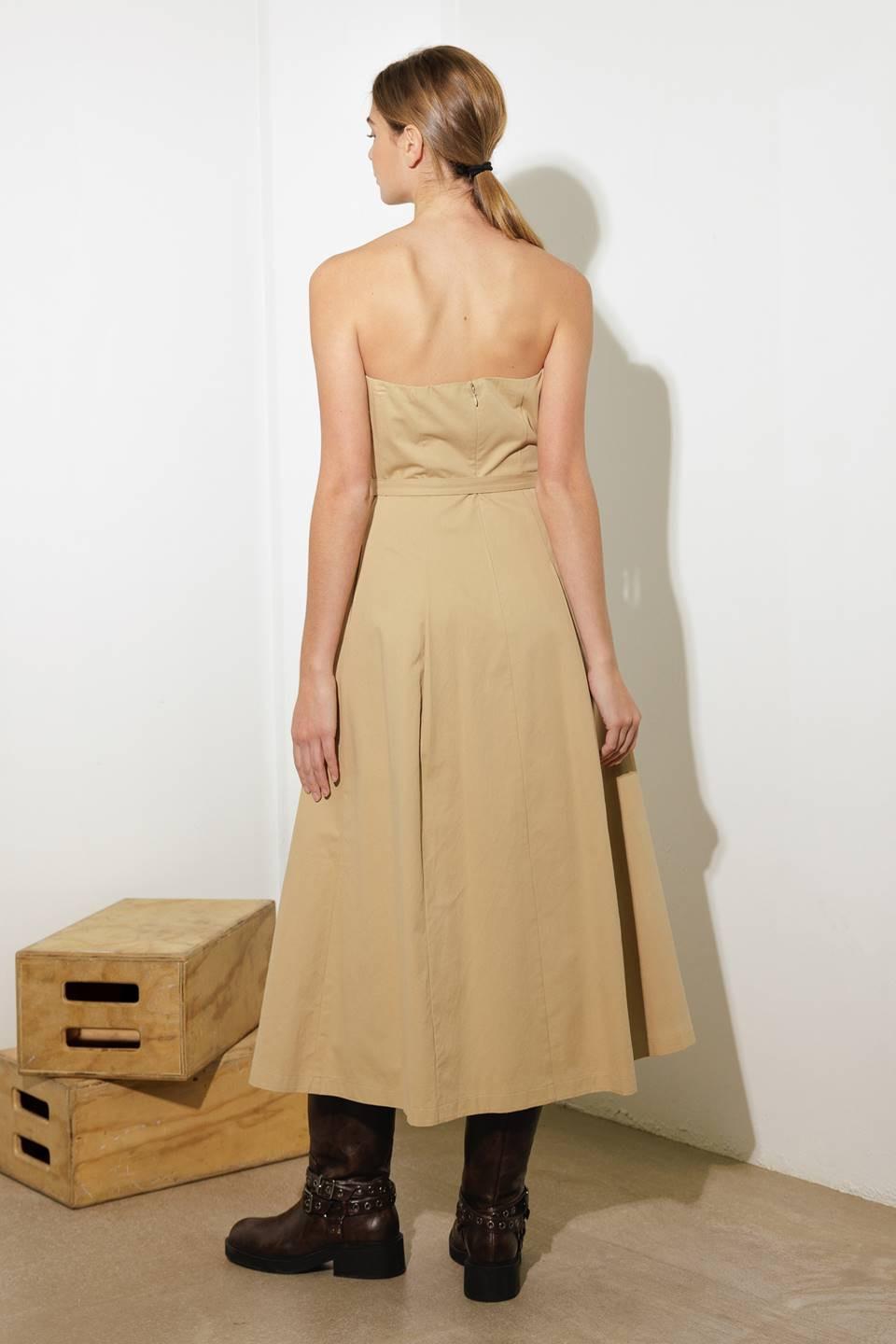 TAKING COMPLIMENTS WOVEN MIDI DRESS - Flying Tomato - DRESSES - Freemarket