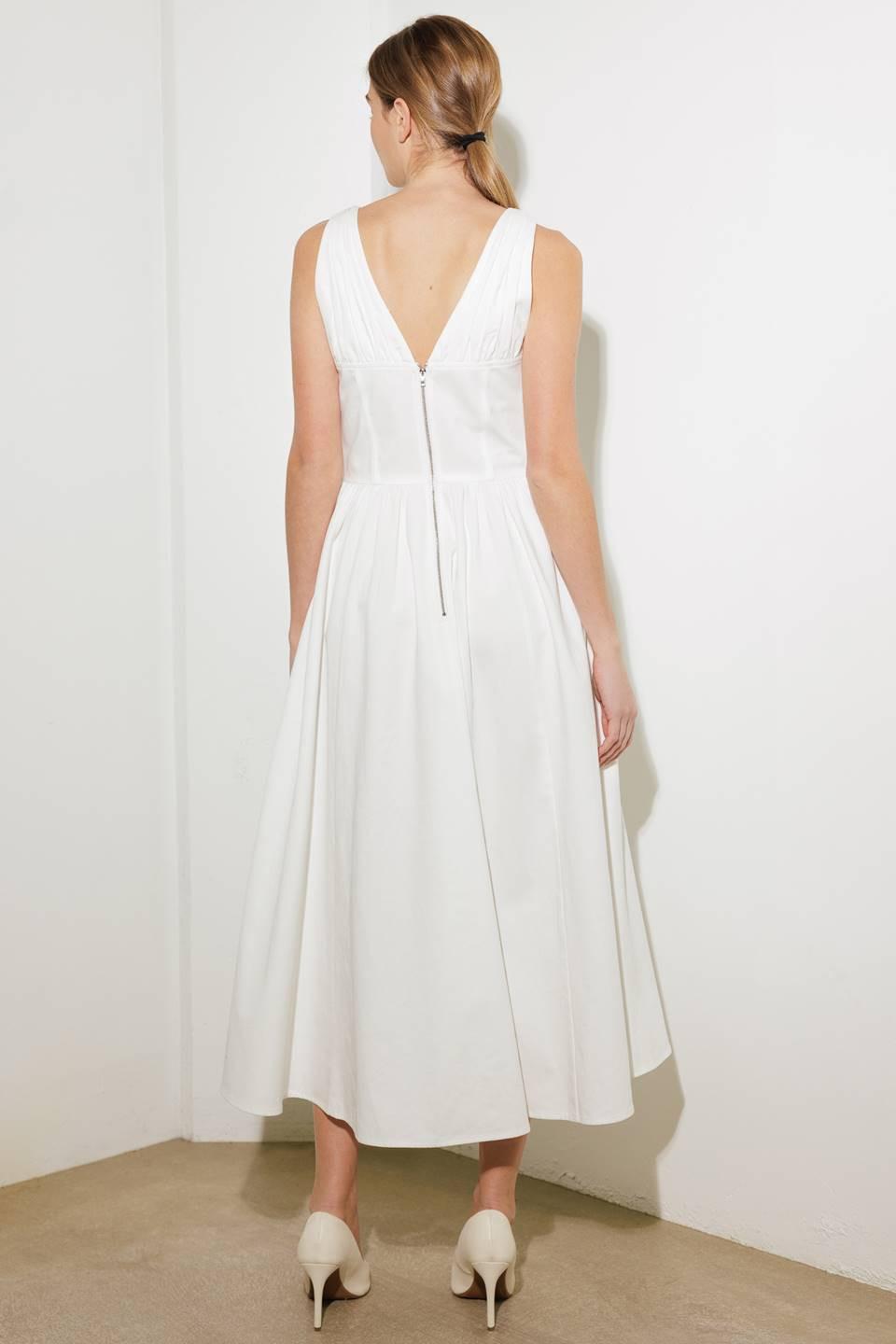FANCIFUL ESCAPES WOVEN MIDI DRESS - Flying Tomato - DRESSES - Freemarket