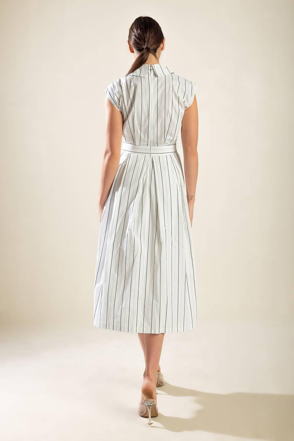 INCREDIBLY SENSATIONAL WOVEN MIDI DRESS.