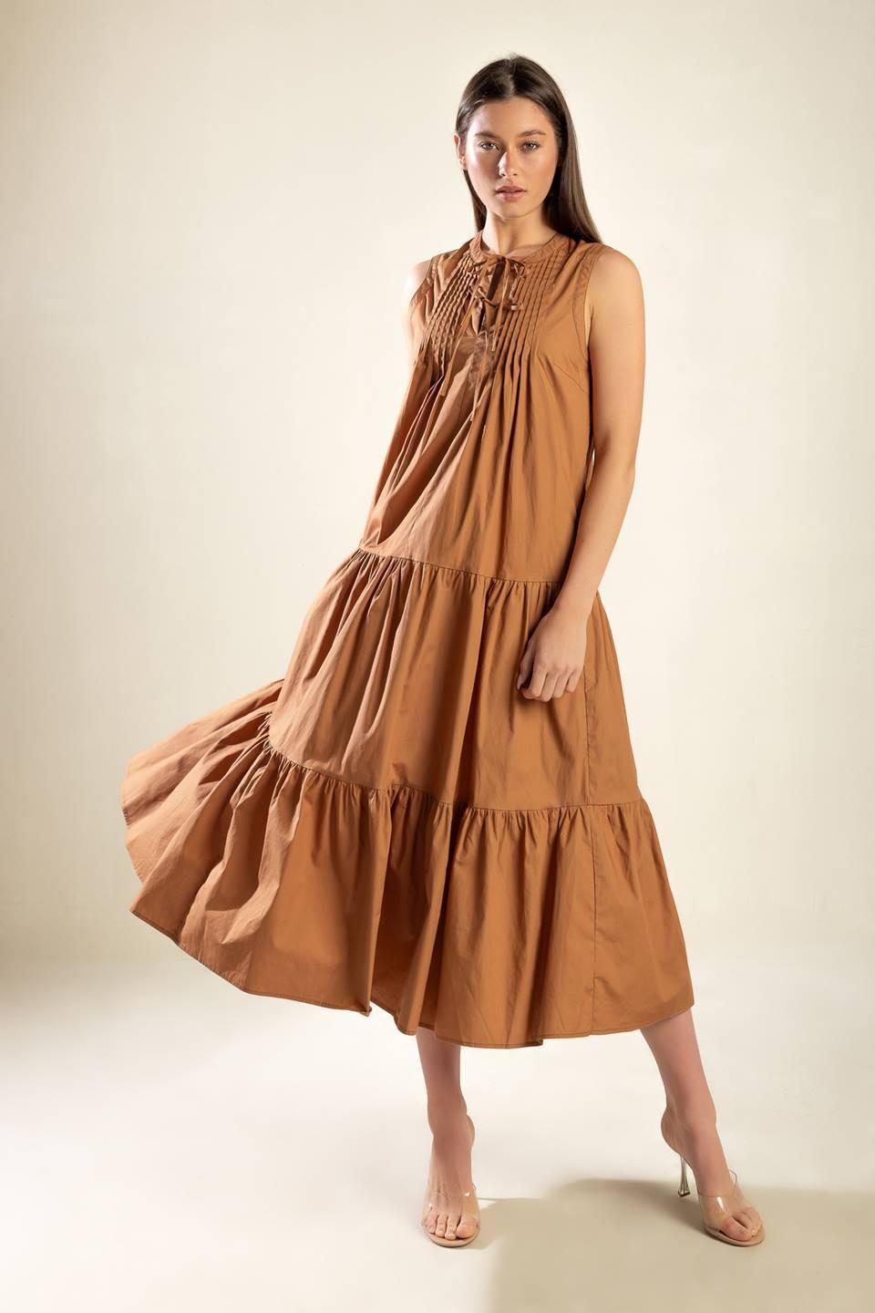 EVERYTHING I WANT WOVEN MIDI DRESS - Flying Tomato - DRESSES - Freemarket