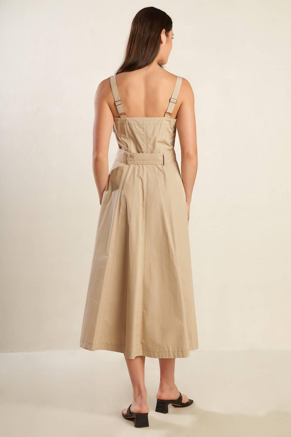 MARGOT DREAM WOVEN MIDI DRESS.