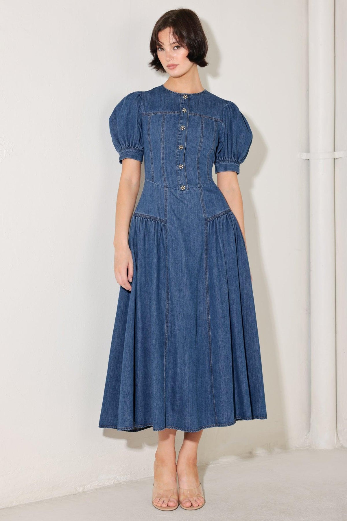 free market denim dress DRESS OF DENIM OF FREEMARKET  Flying Tomato