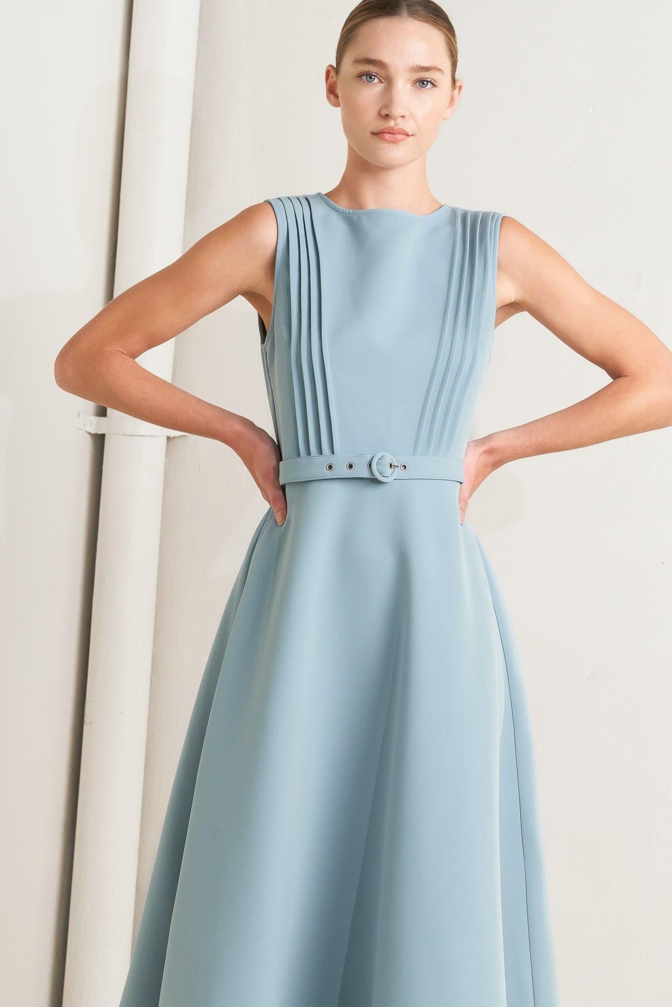 SOFT SPOKEN WOVEN MIDI DRESS l FREEMARKET – Flying Tomato