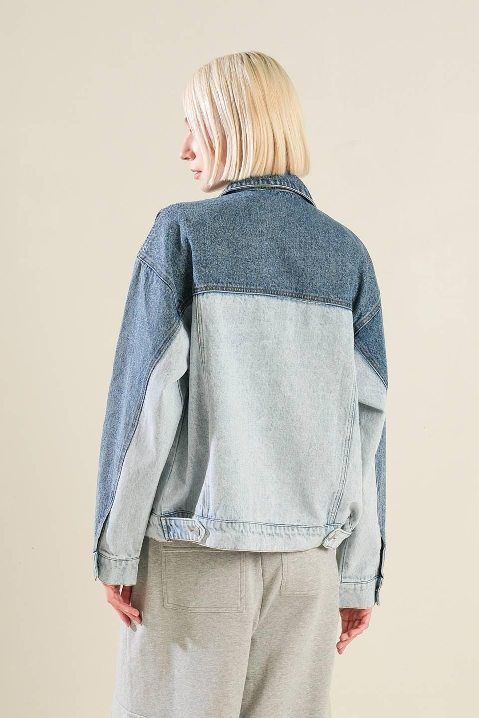 A BAR SONG DENIM JACKET.