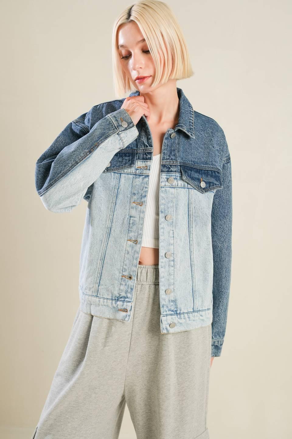 A BAR SONG DENIM JACKET.