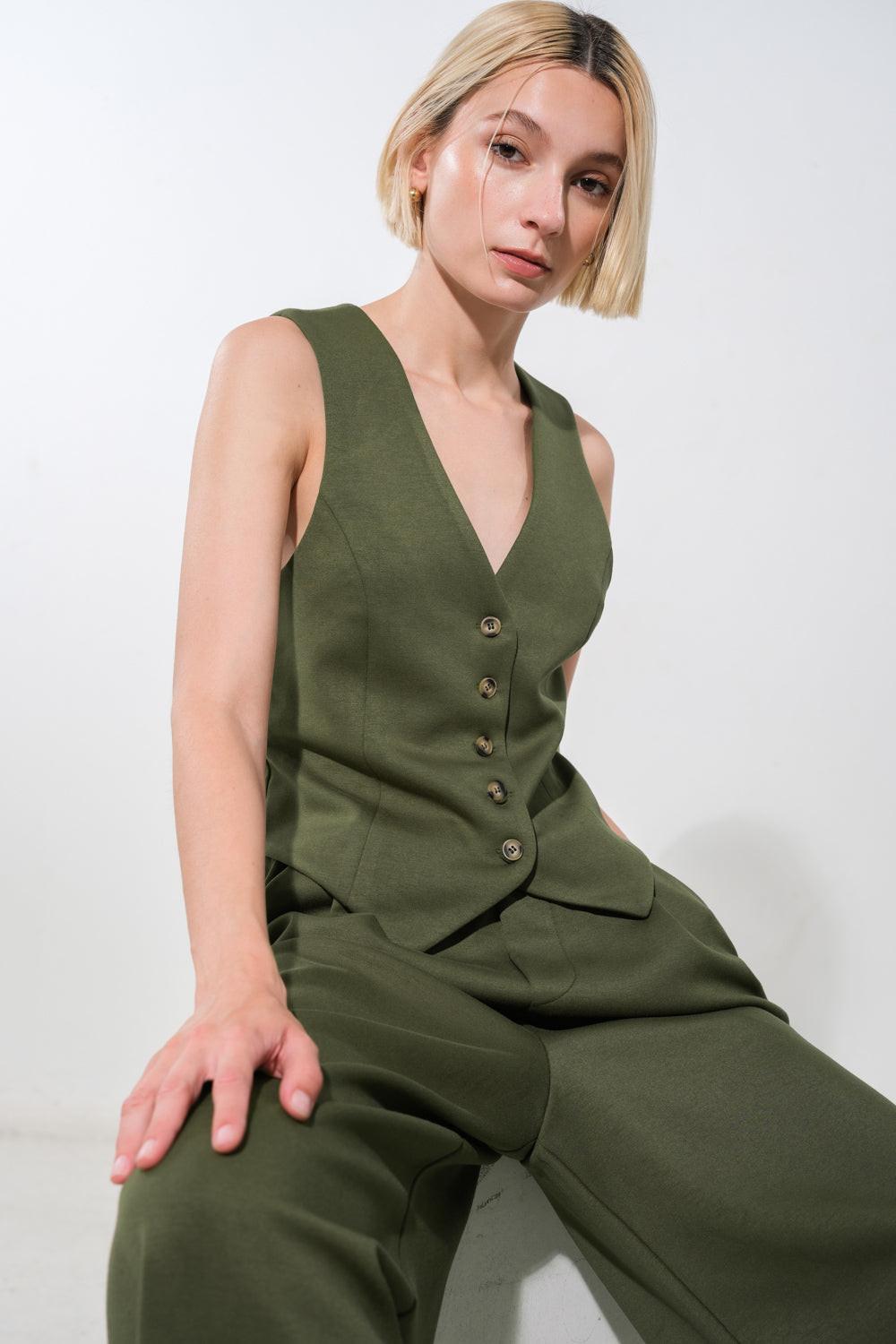 CALL MY LOVELY PONTI VEST.