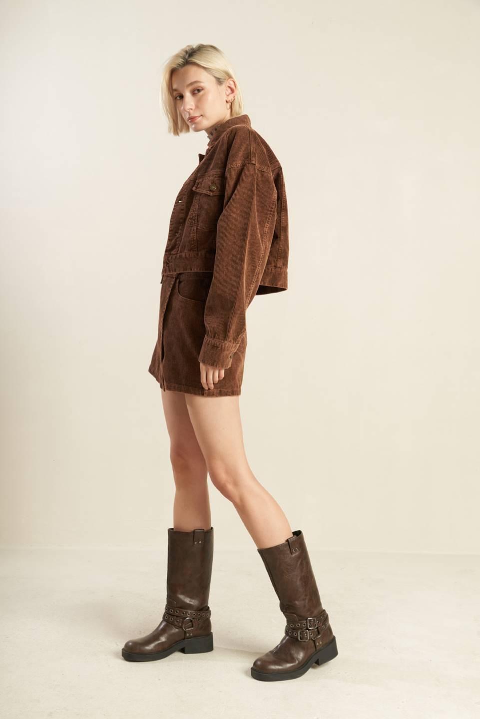 ESCAPING REALITY CORDUROY JACKET.