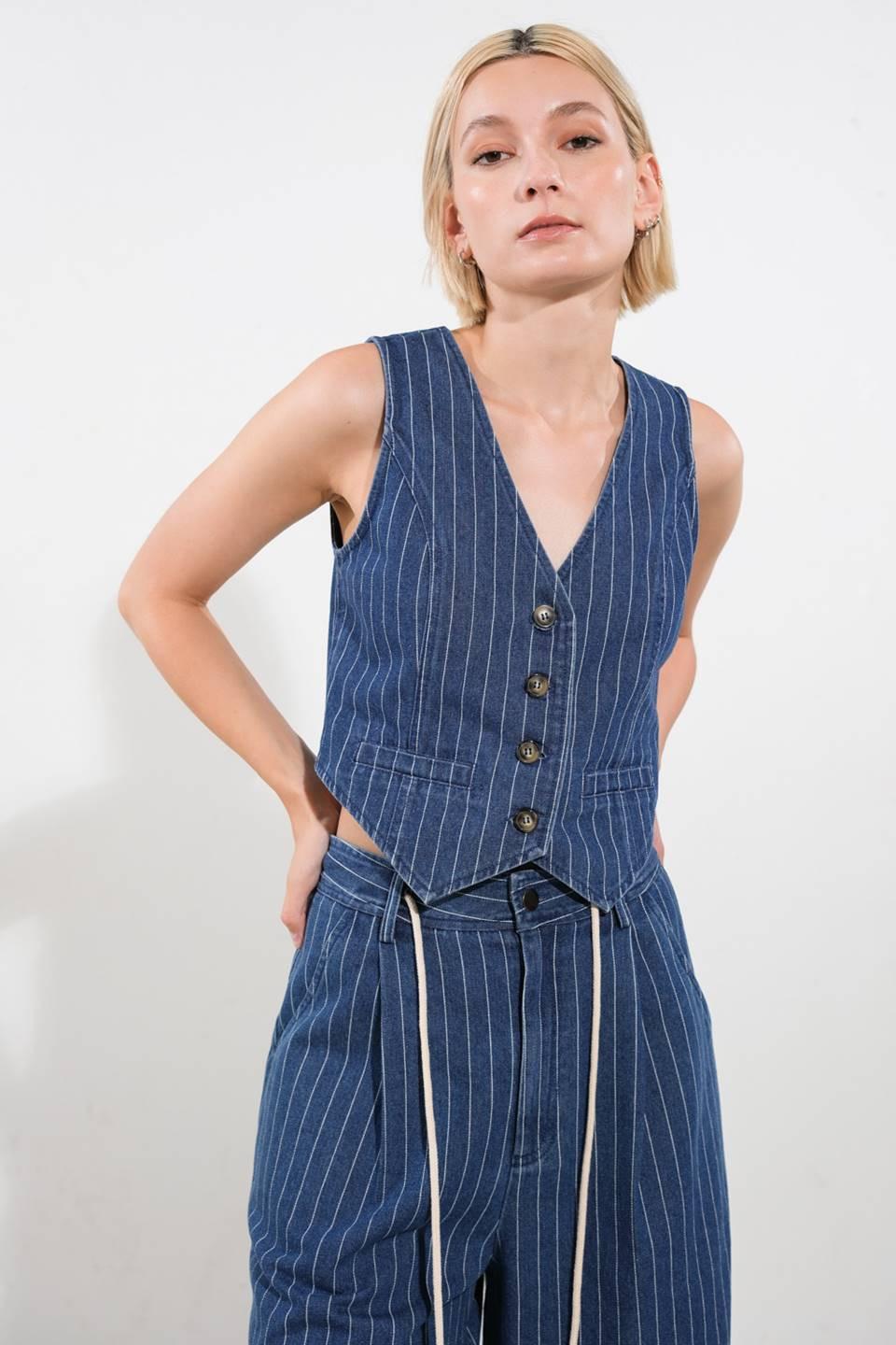 I STILL BELIEVE DENIM VEST.